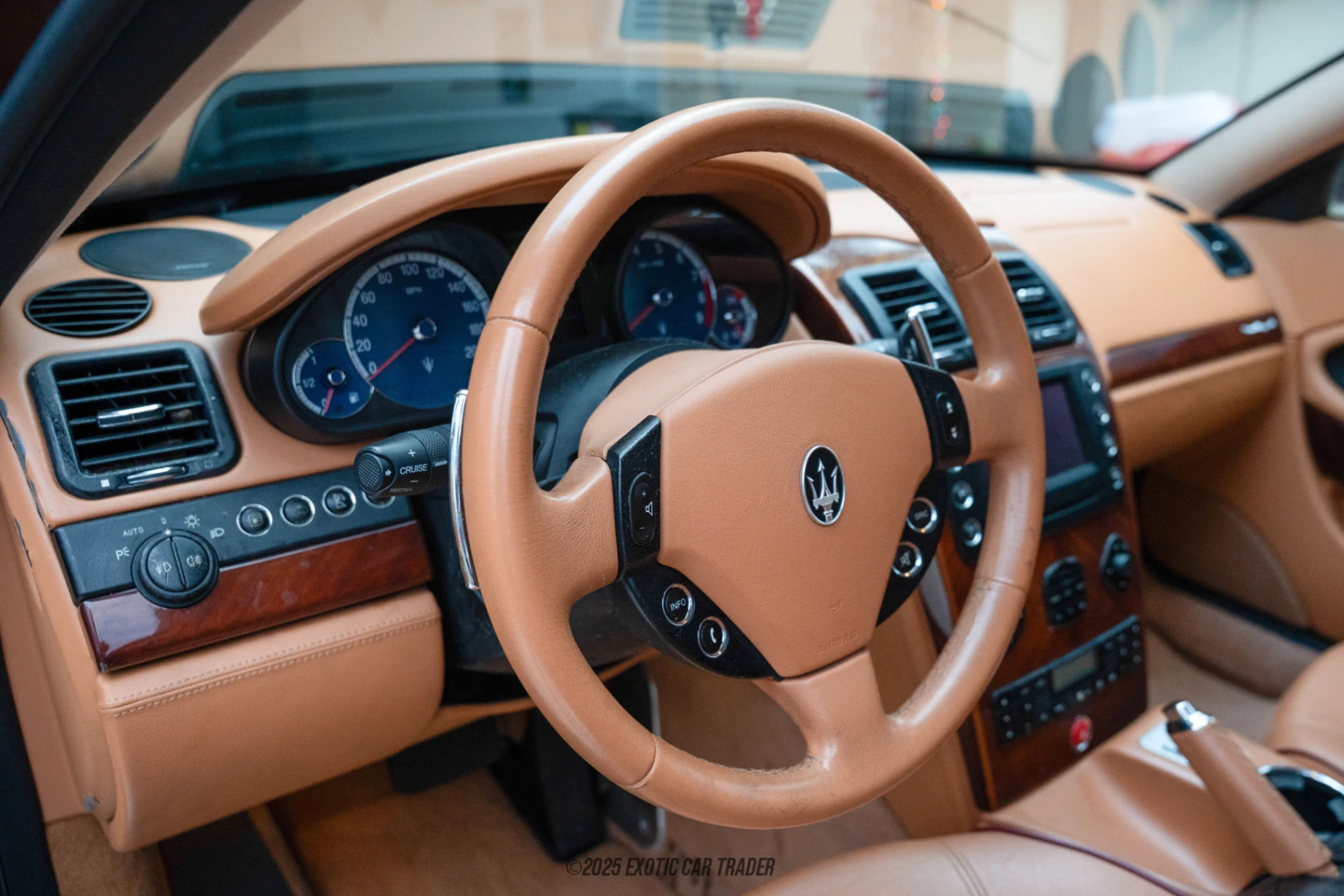 The interior of the vehicle for sale