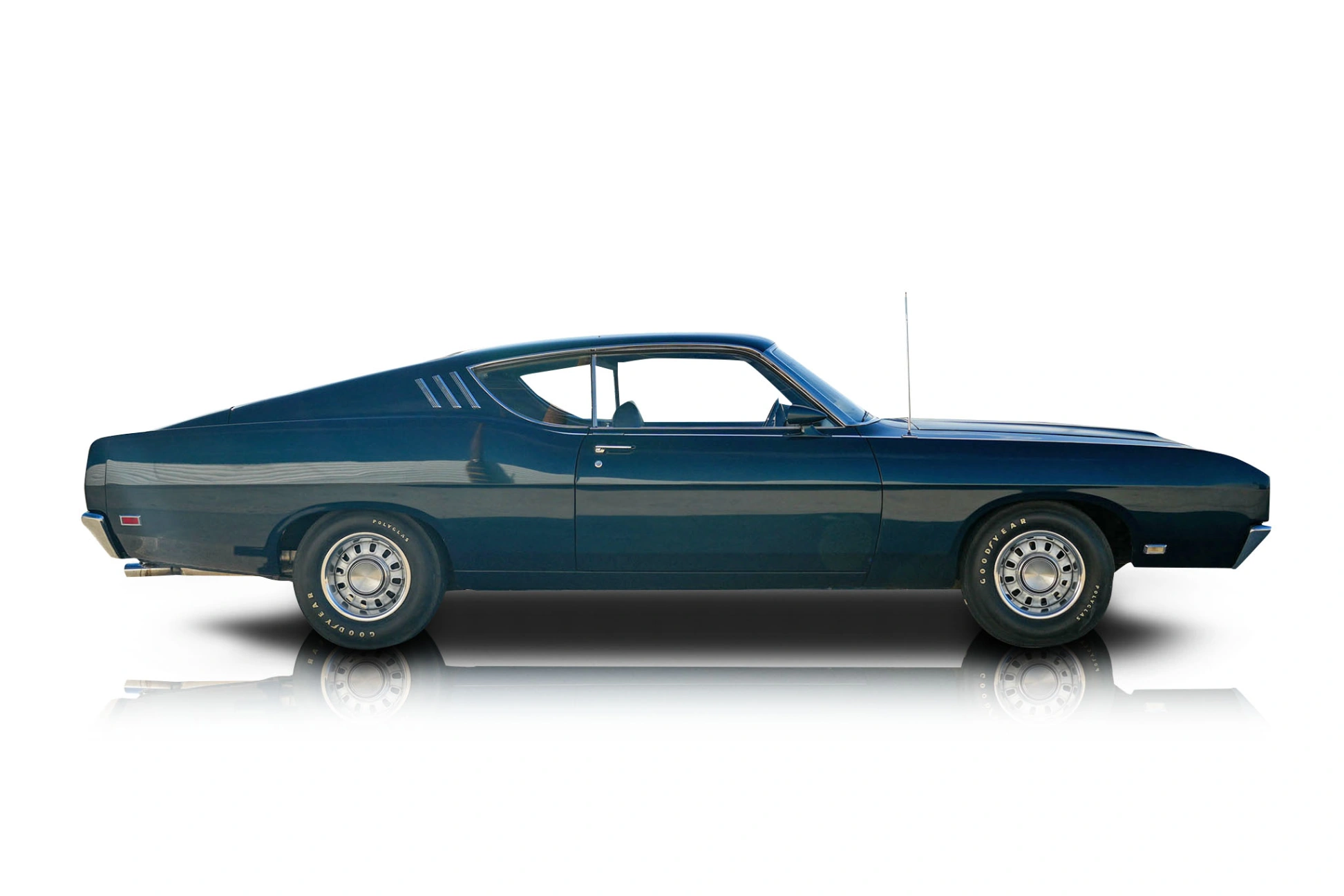 Passenger side photo of vehicle