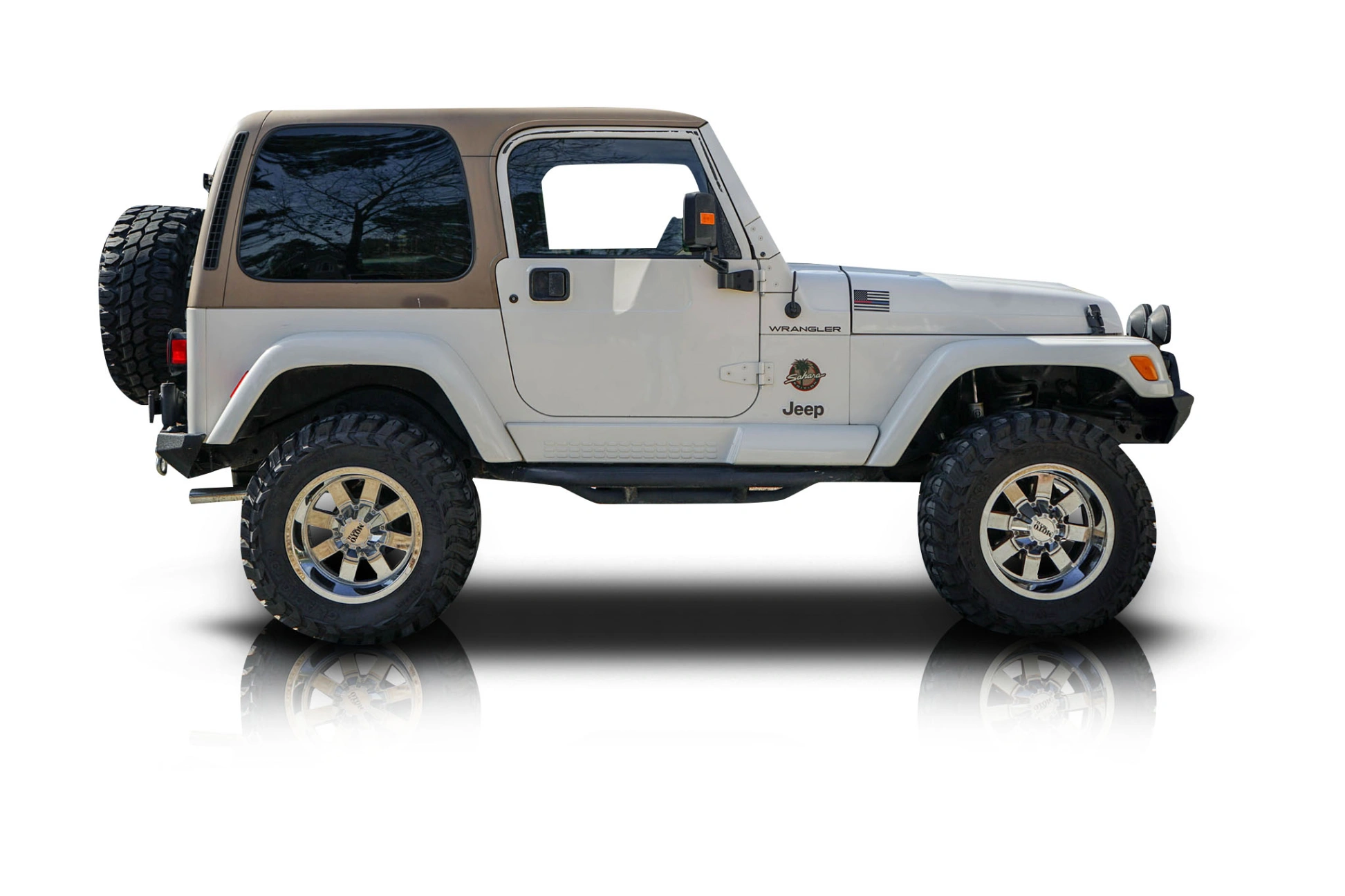 Passenger side photo of vehicle