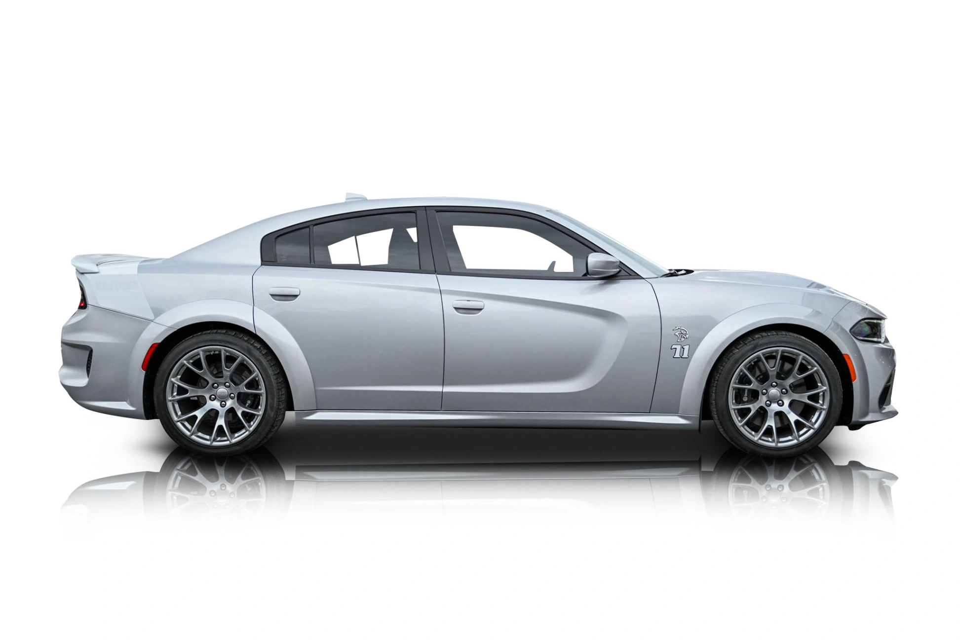 Passenger side photo of vehicle