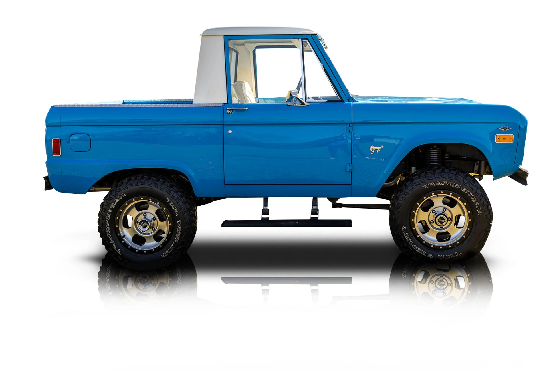 Passenger side photo of vehicle