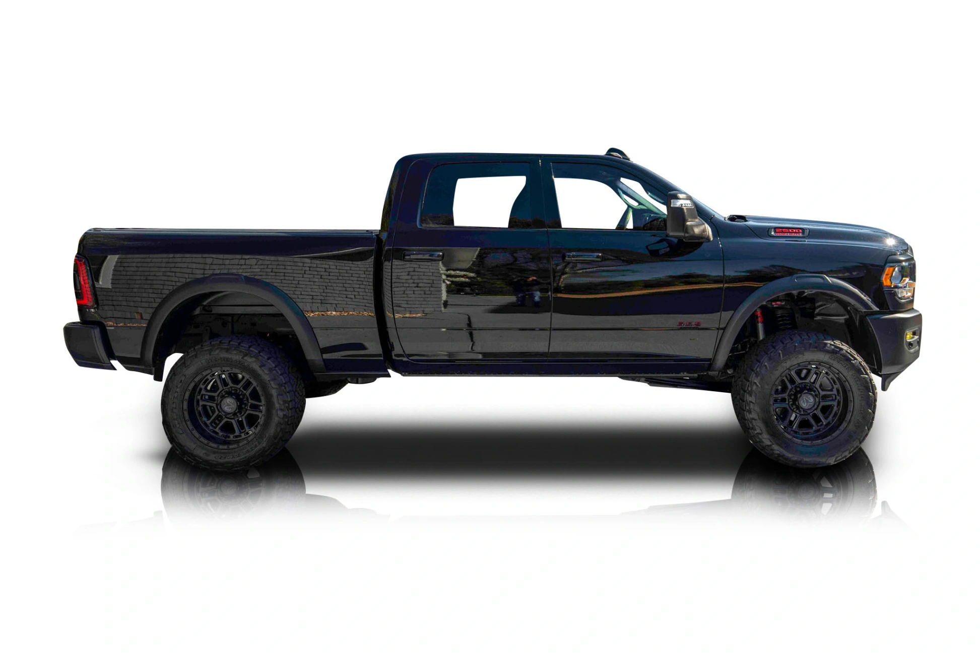 Passenger side photo of vehicle