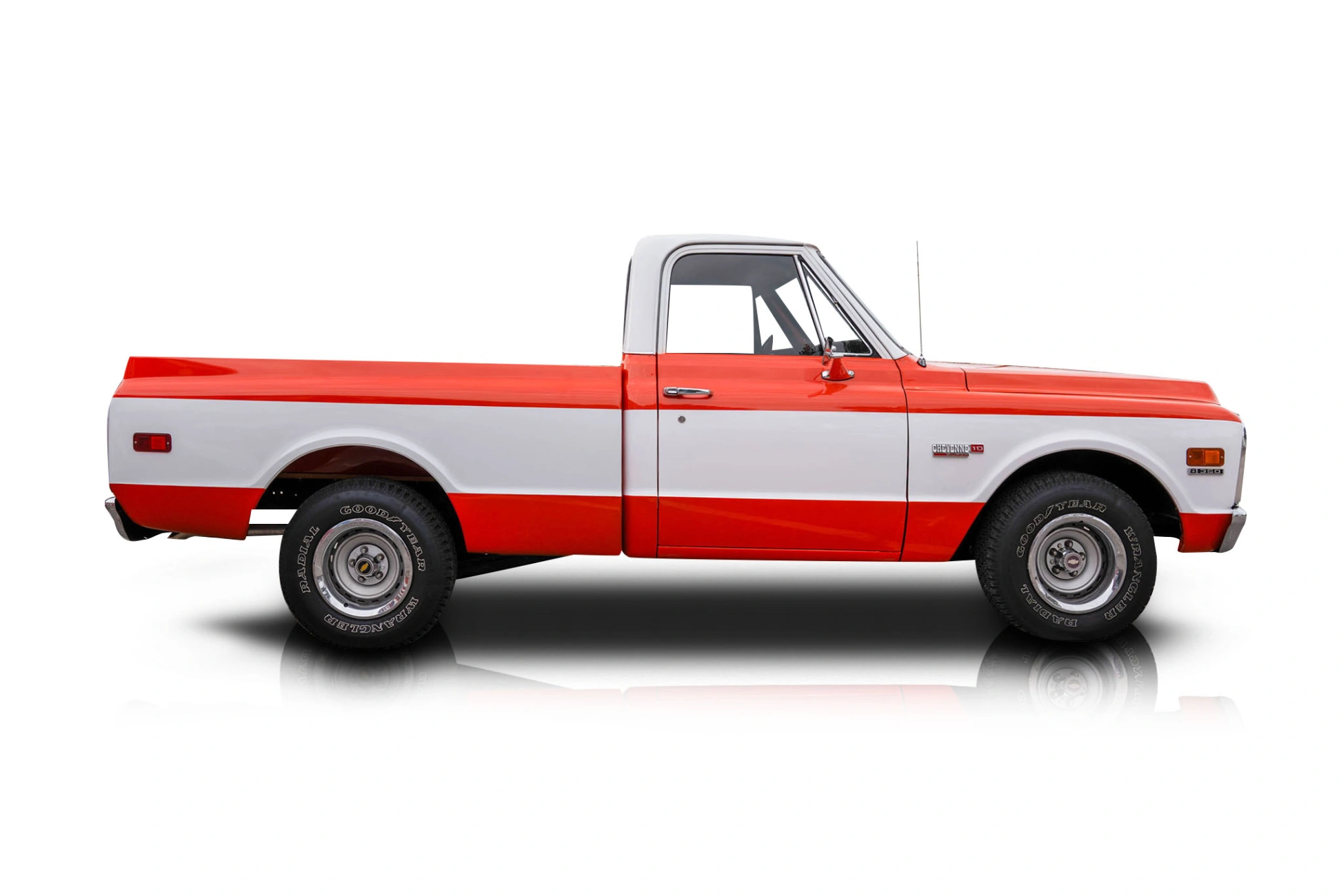 Passenger side photo of vehicle