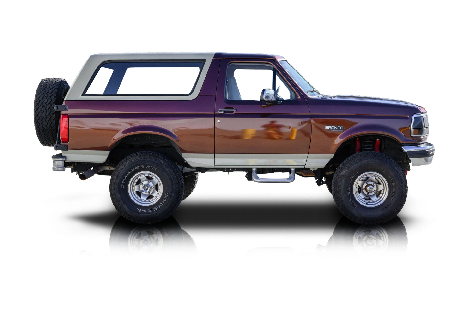 Passenger side photo of vehicle