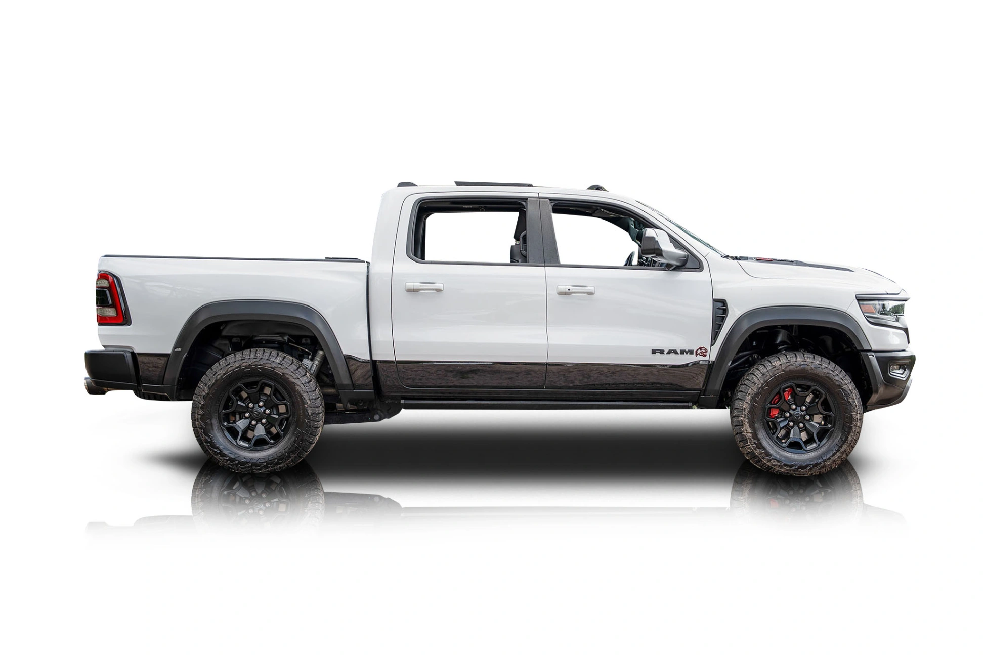 Passenger side photo of vehicle