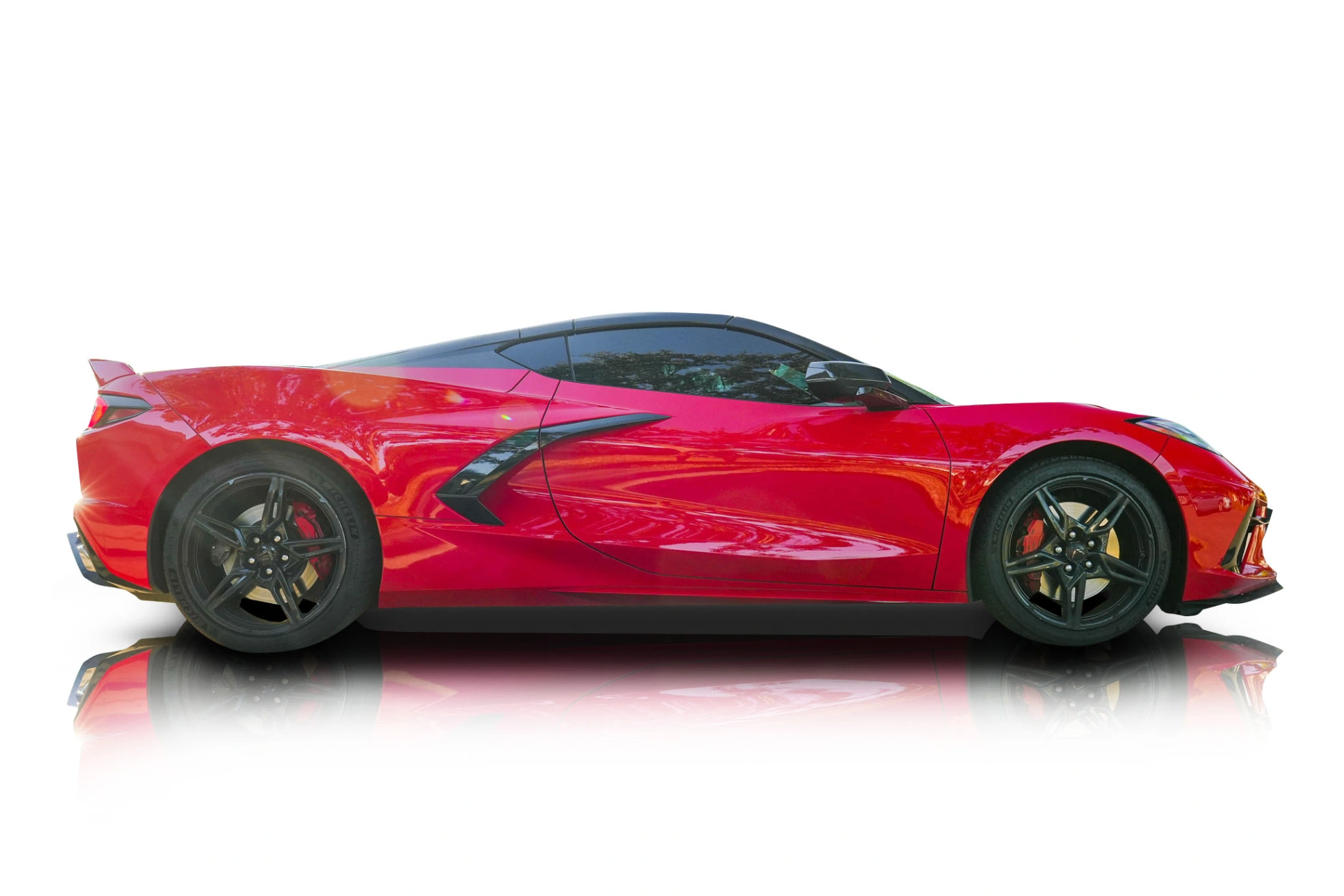 Passenger side photo of vehicle