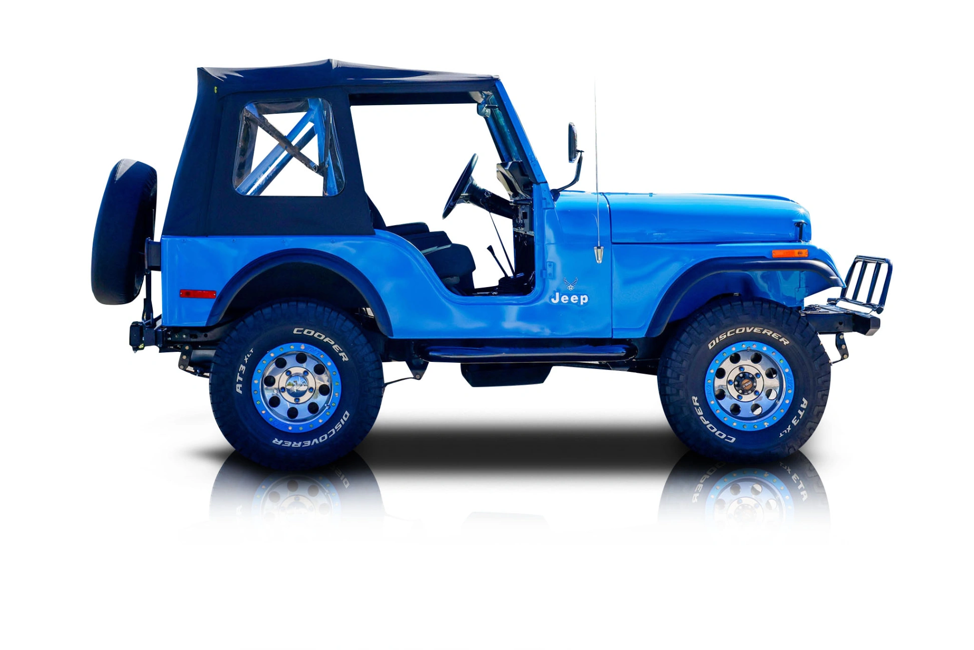 Passenger side photo of vehicle