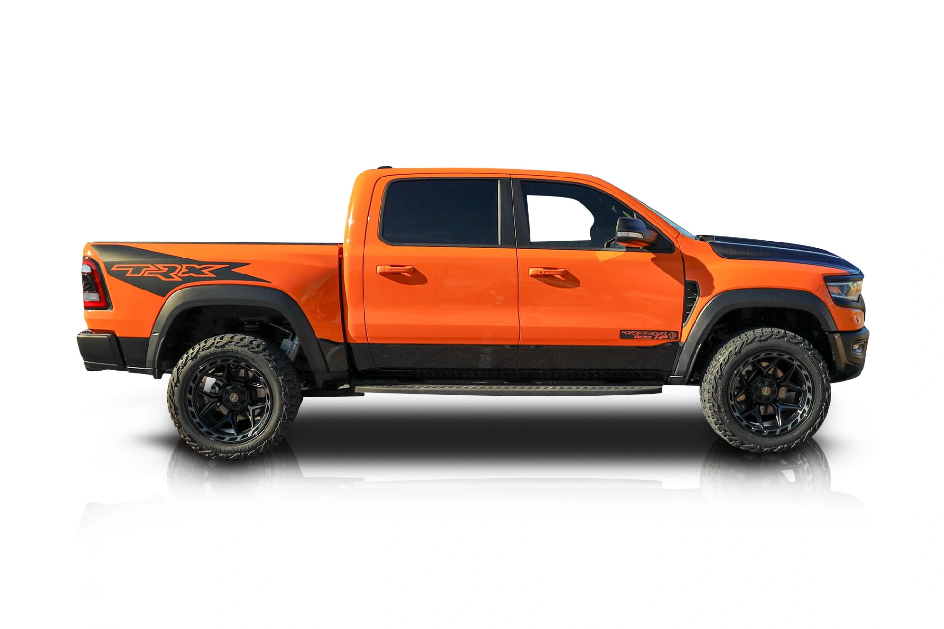 Passenger side photo of vehicle