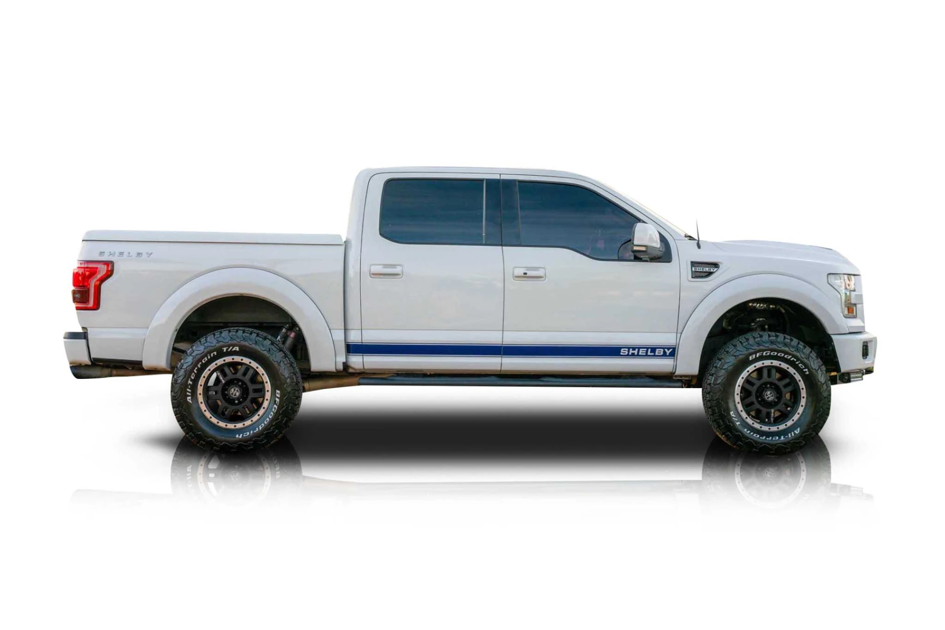 Passenger side photo of vehicle