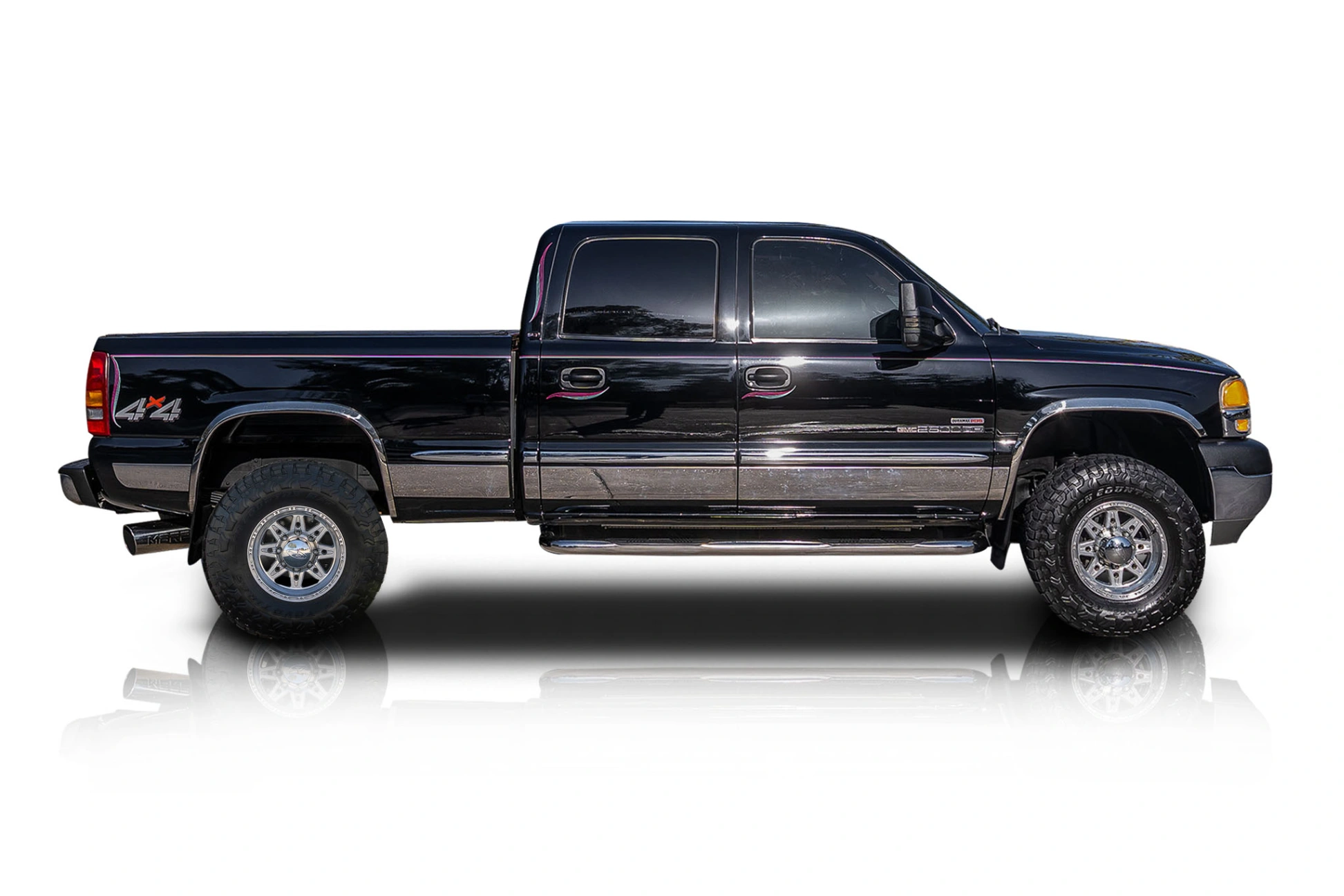 Passenger side photo of vehicle