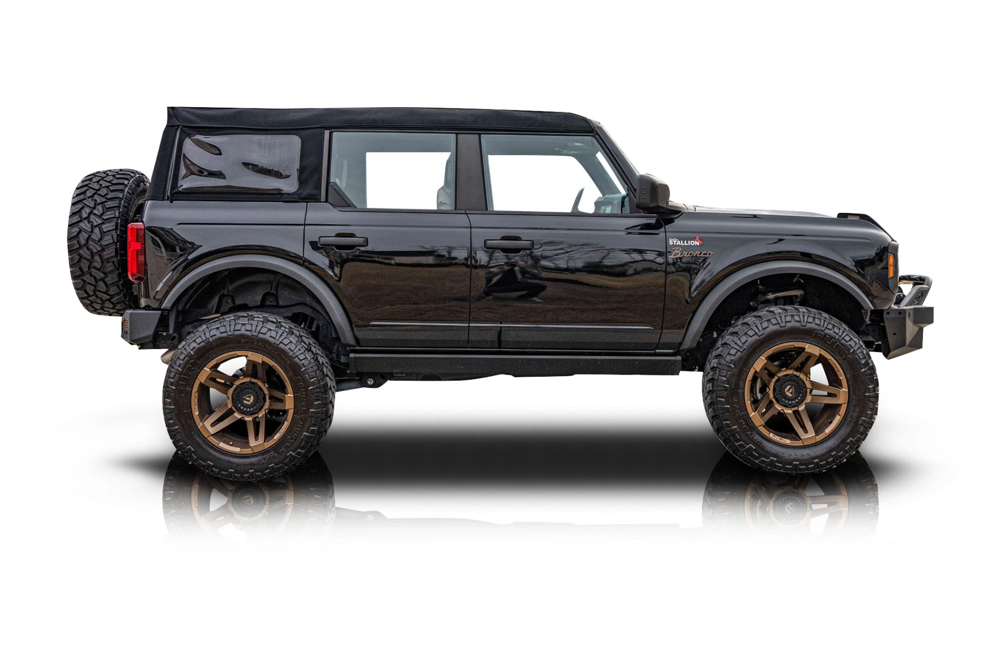 Passenger side photo of vehicle