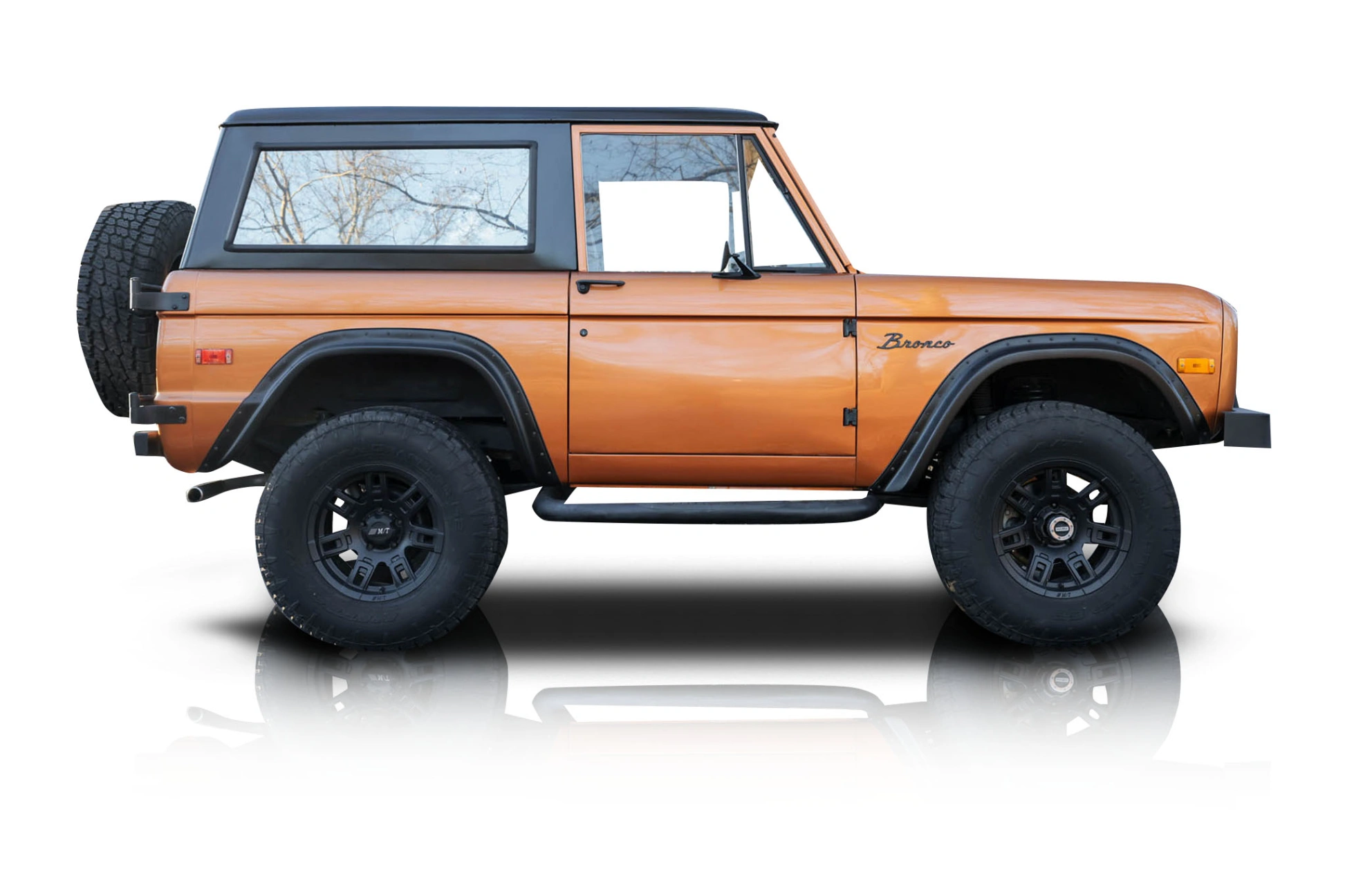 Passenger side photo of vehicle