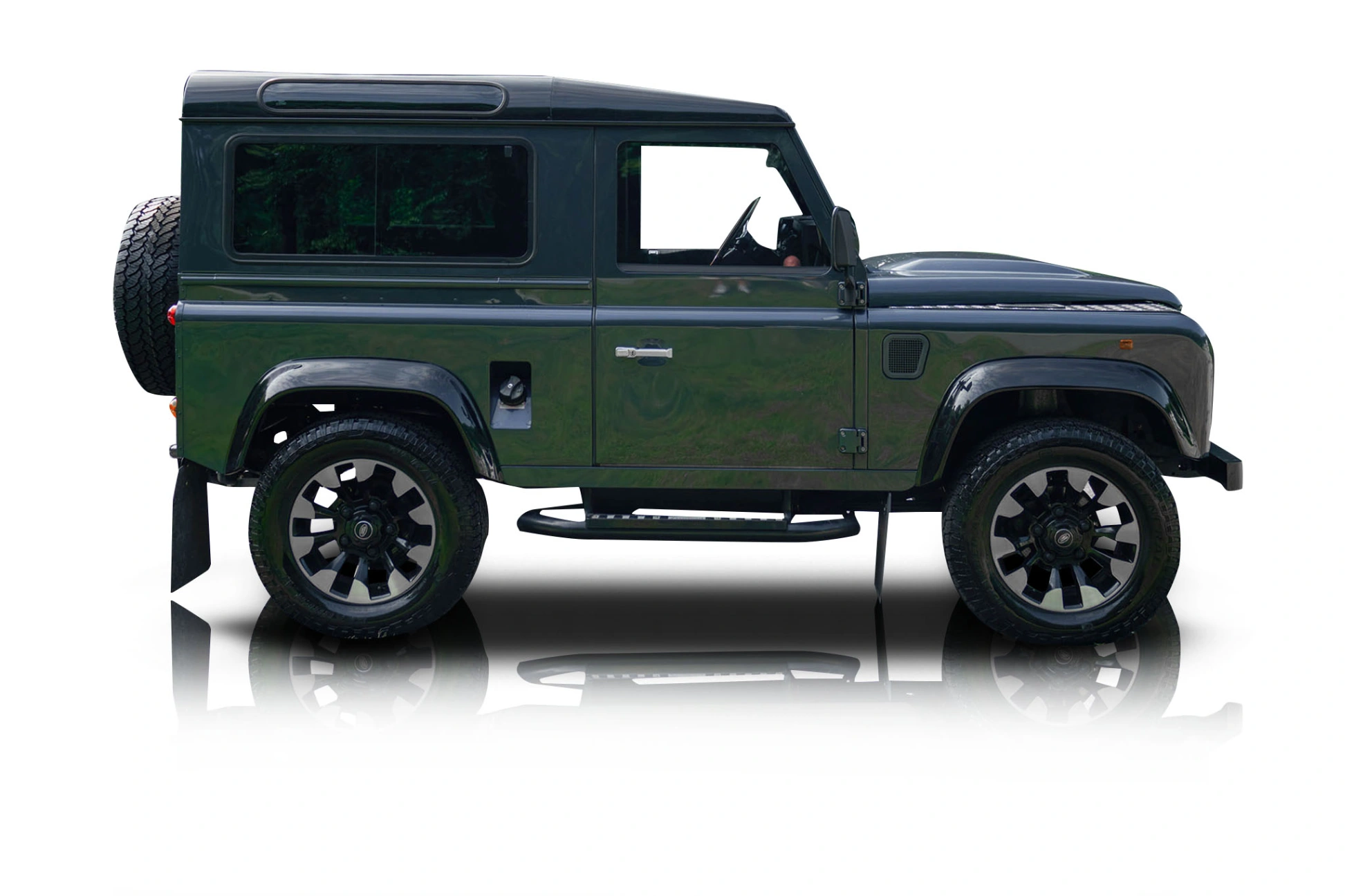 Passenger side photo of vehicle