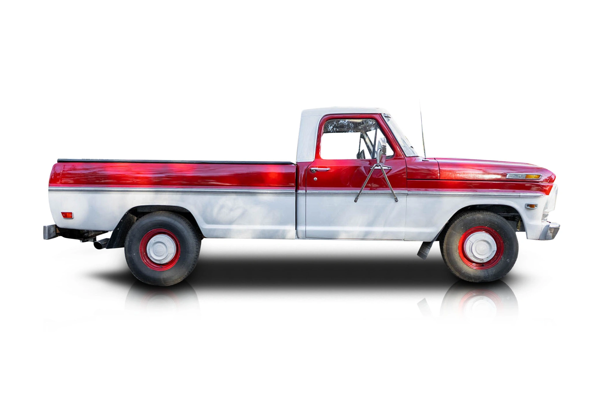 Passenger side photo of vehicle