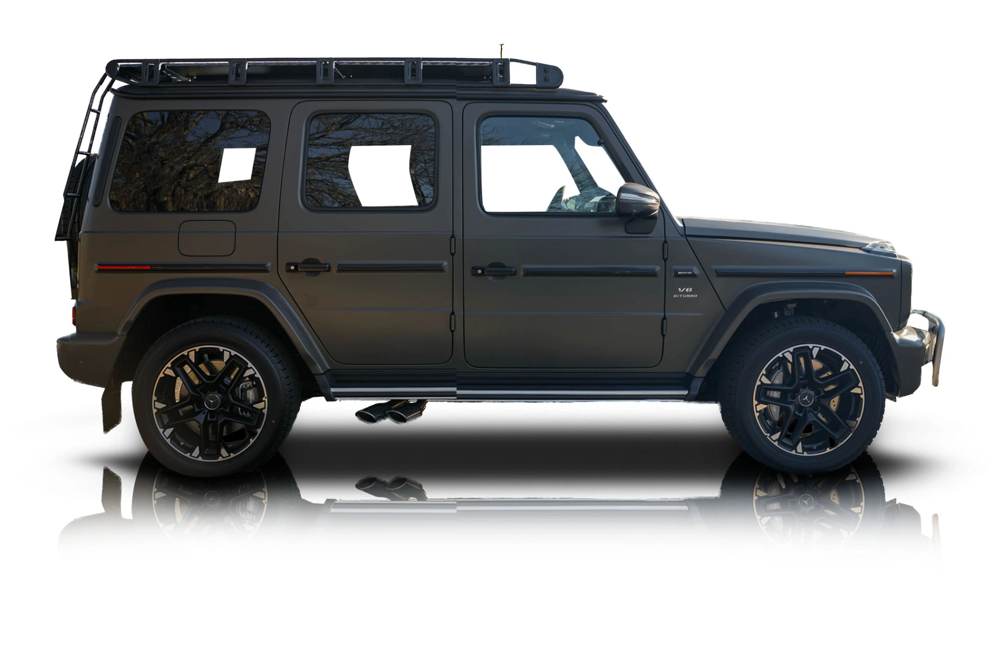 Passenger side photo of vehicle