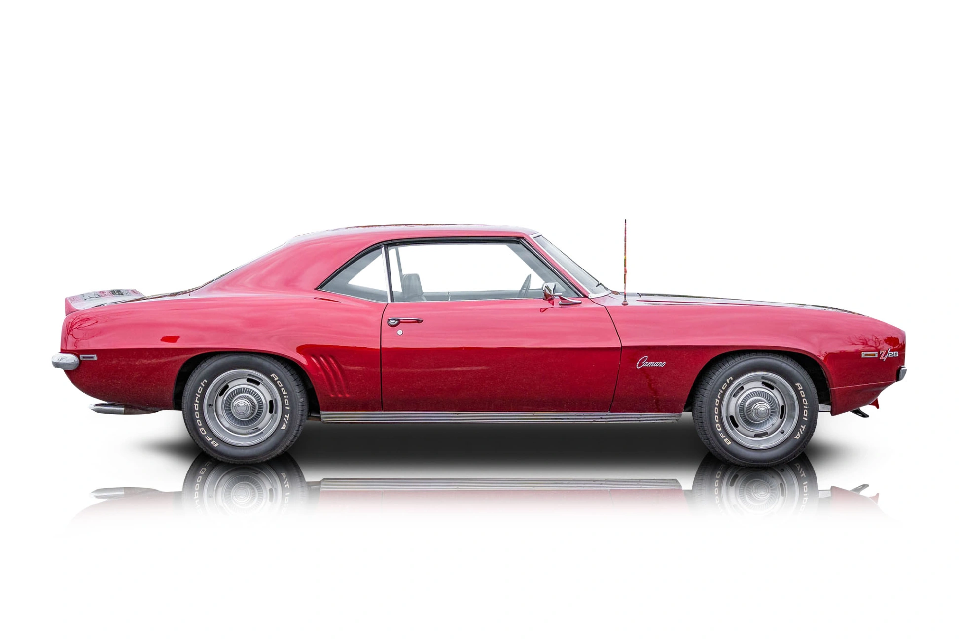 Passenger side photo of vehicle