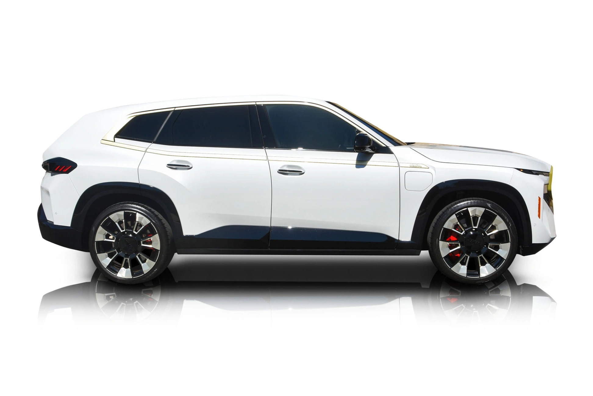 Passenger side photo of vehicle