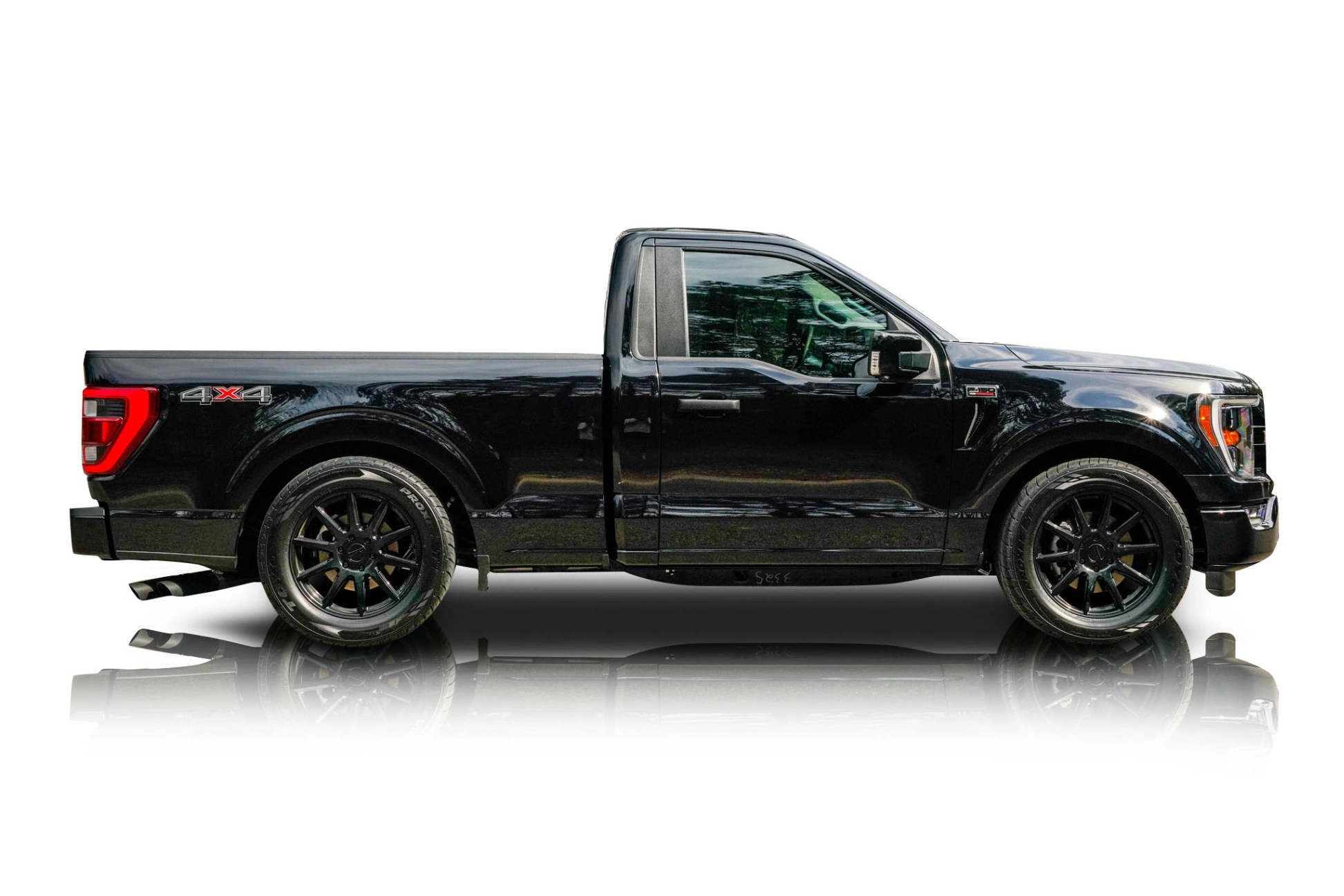 Passenger side photo of vehicle