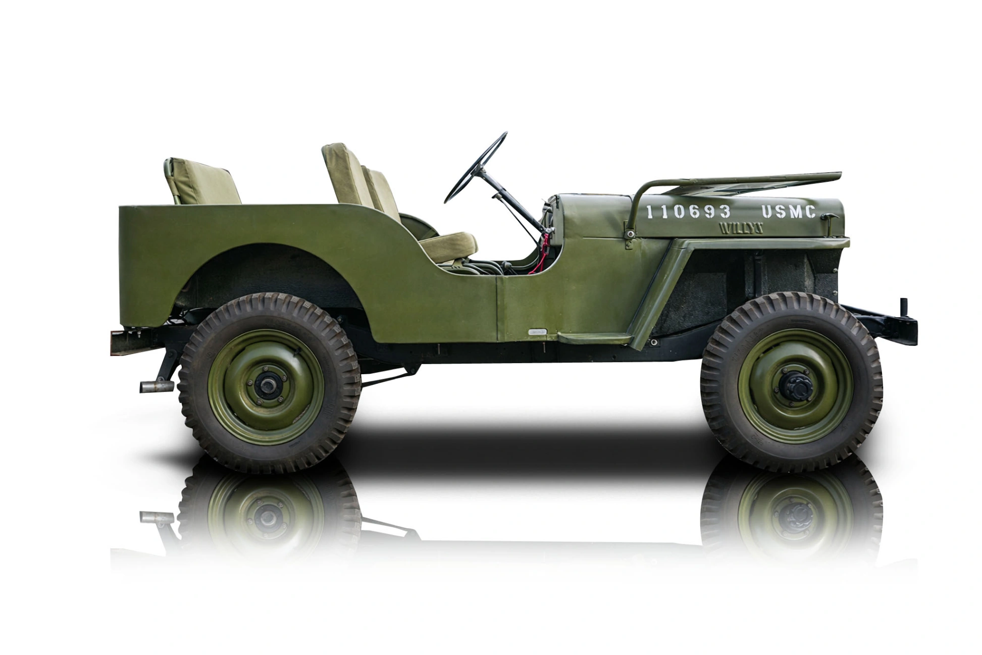 Passenger side photo of vehicle