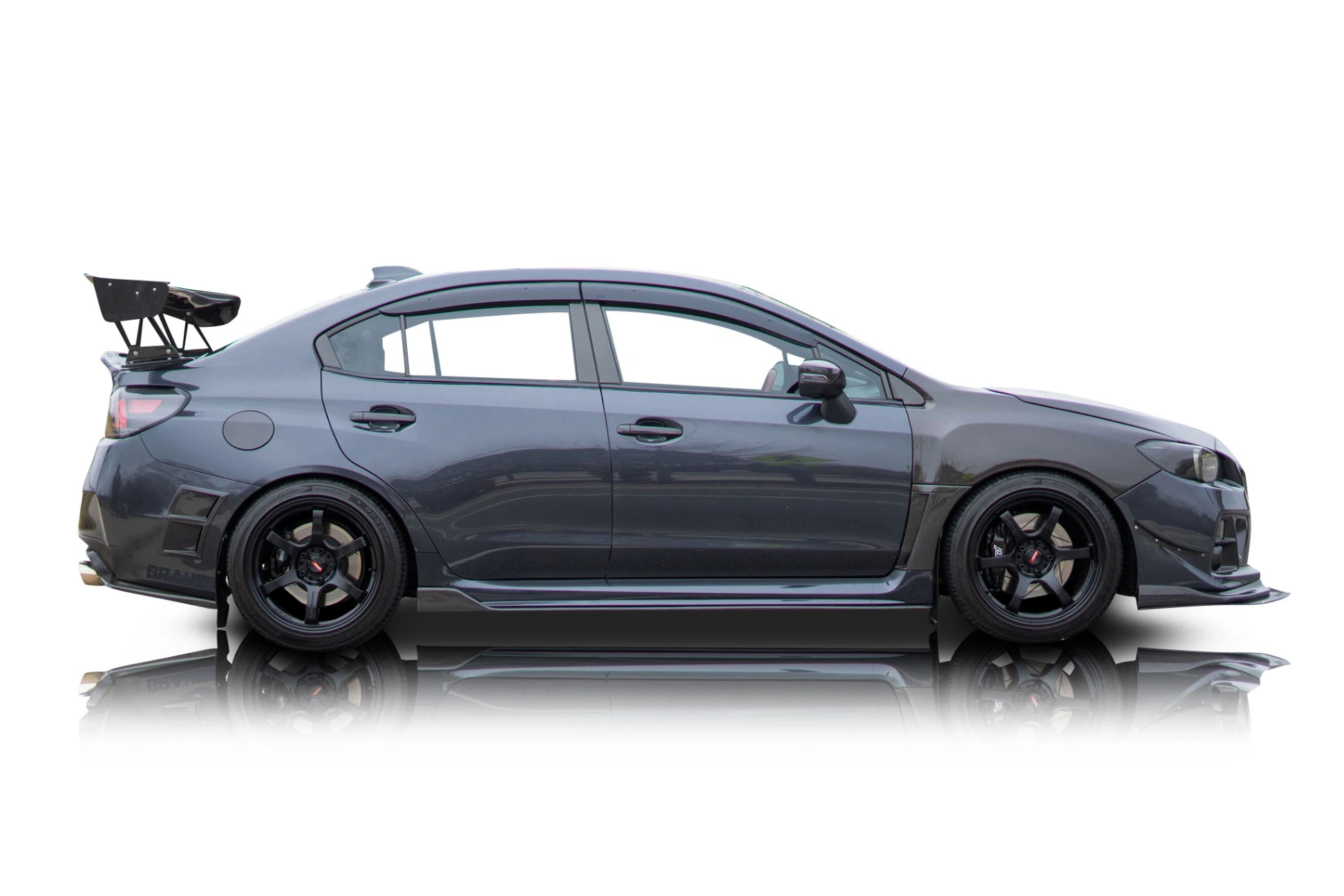 Passenger side photo of vehicle