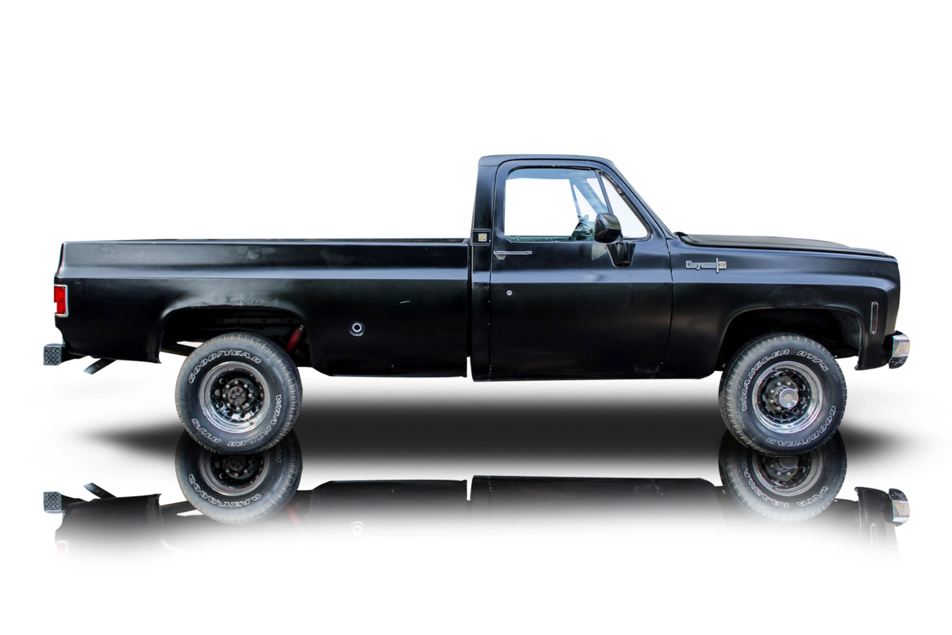 Passenger side photo of vehicle