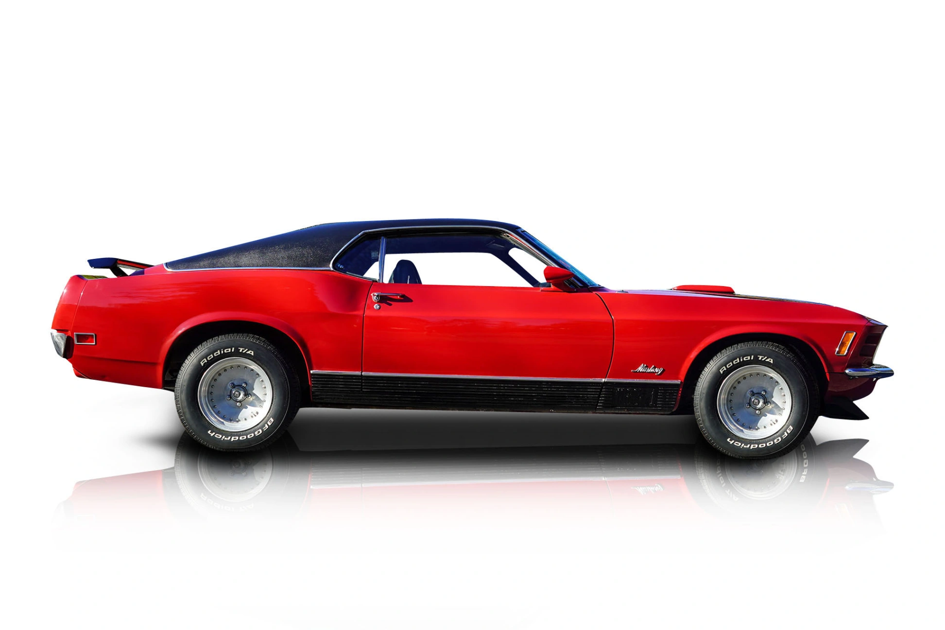 Passenger side photo of vehicle