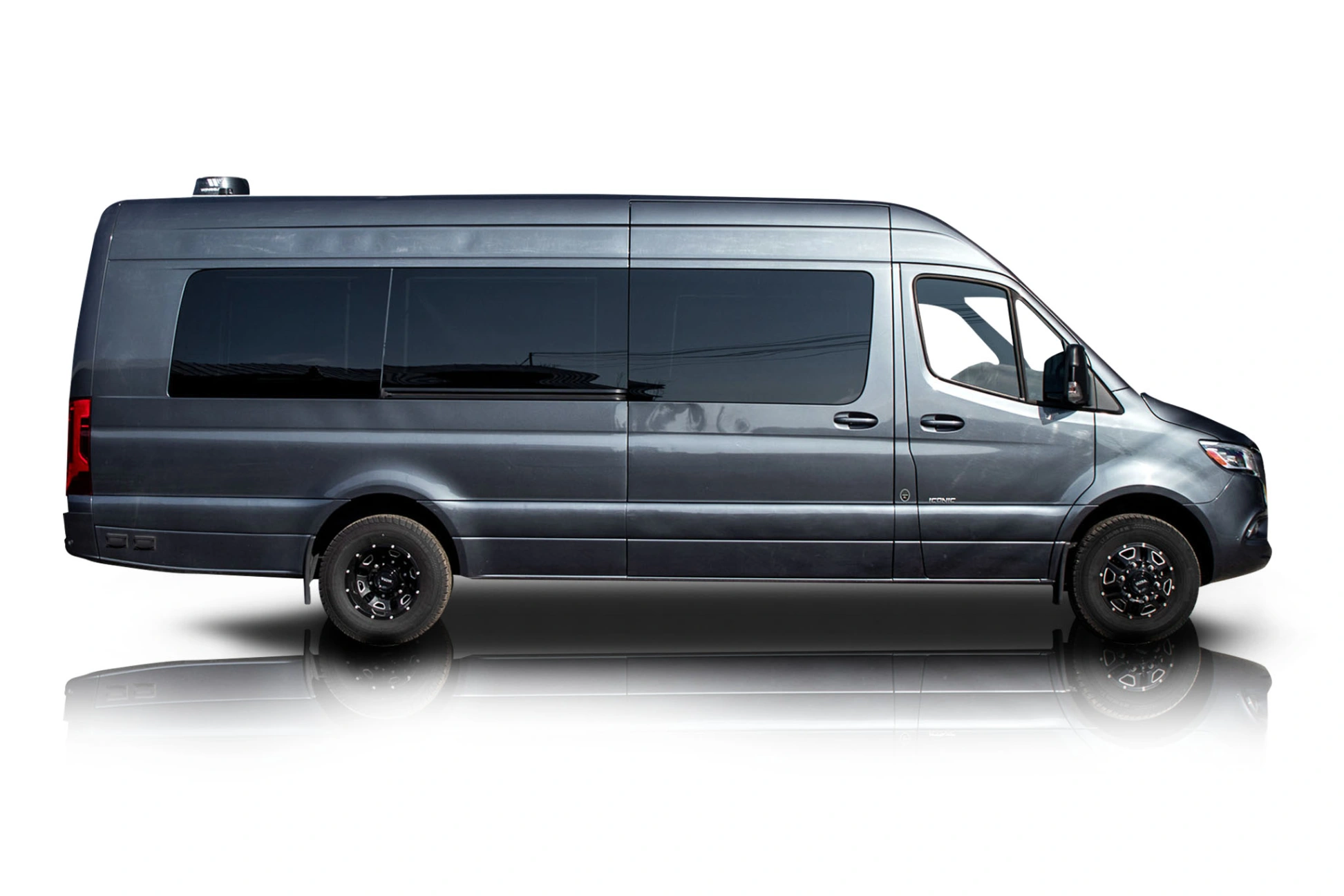 Passenger side photo of vehicle