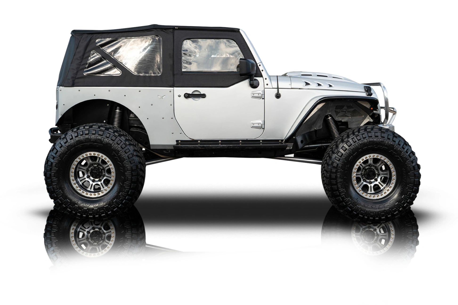 Passenger side photo of vehicle