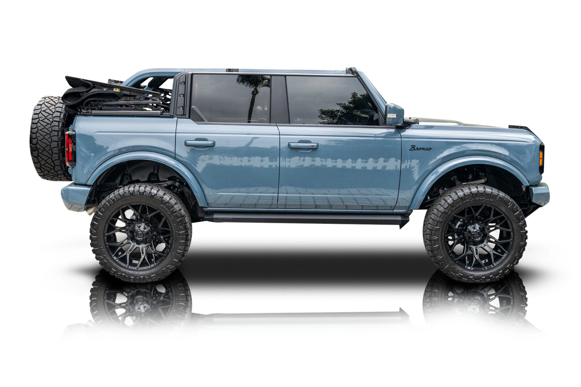 Passenger side photo of vehicle