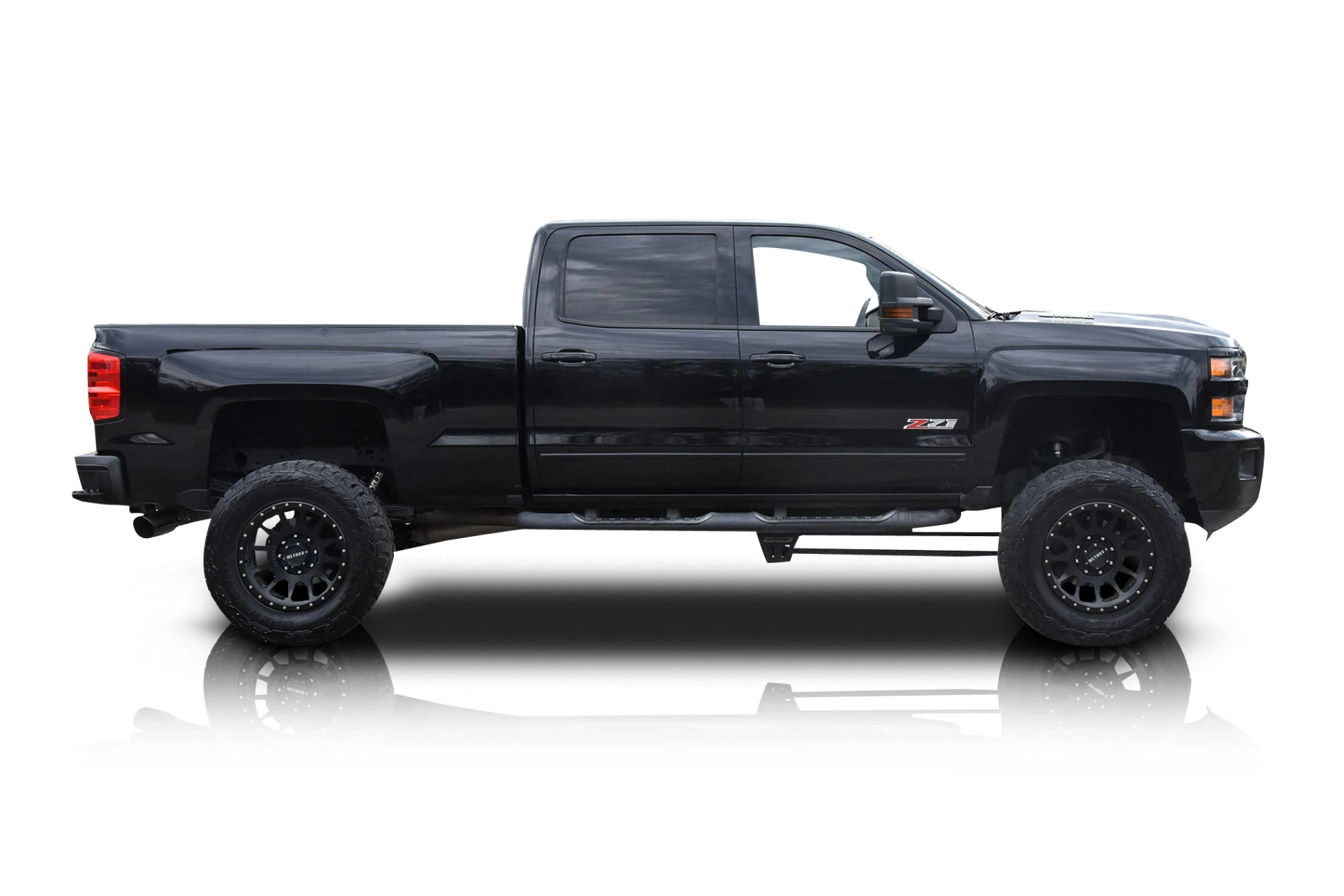 Passenger side photo of vehicle