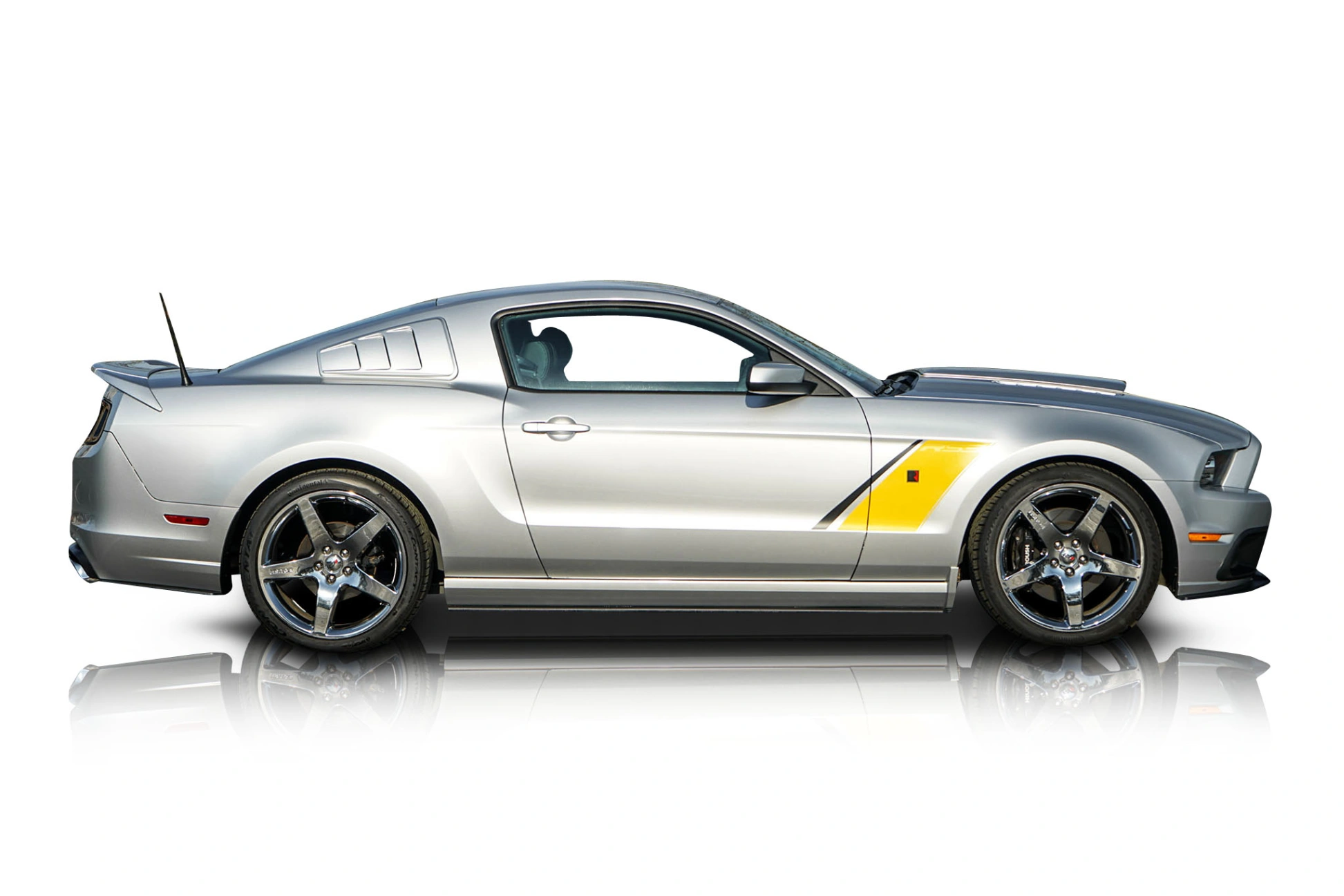 Passenger side photo of vehicle