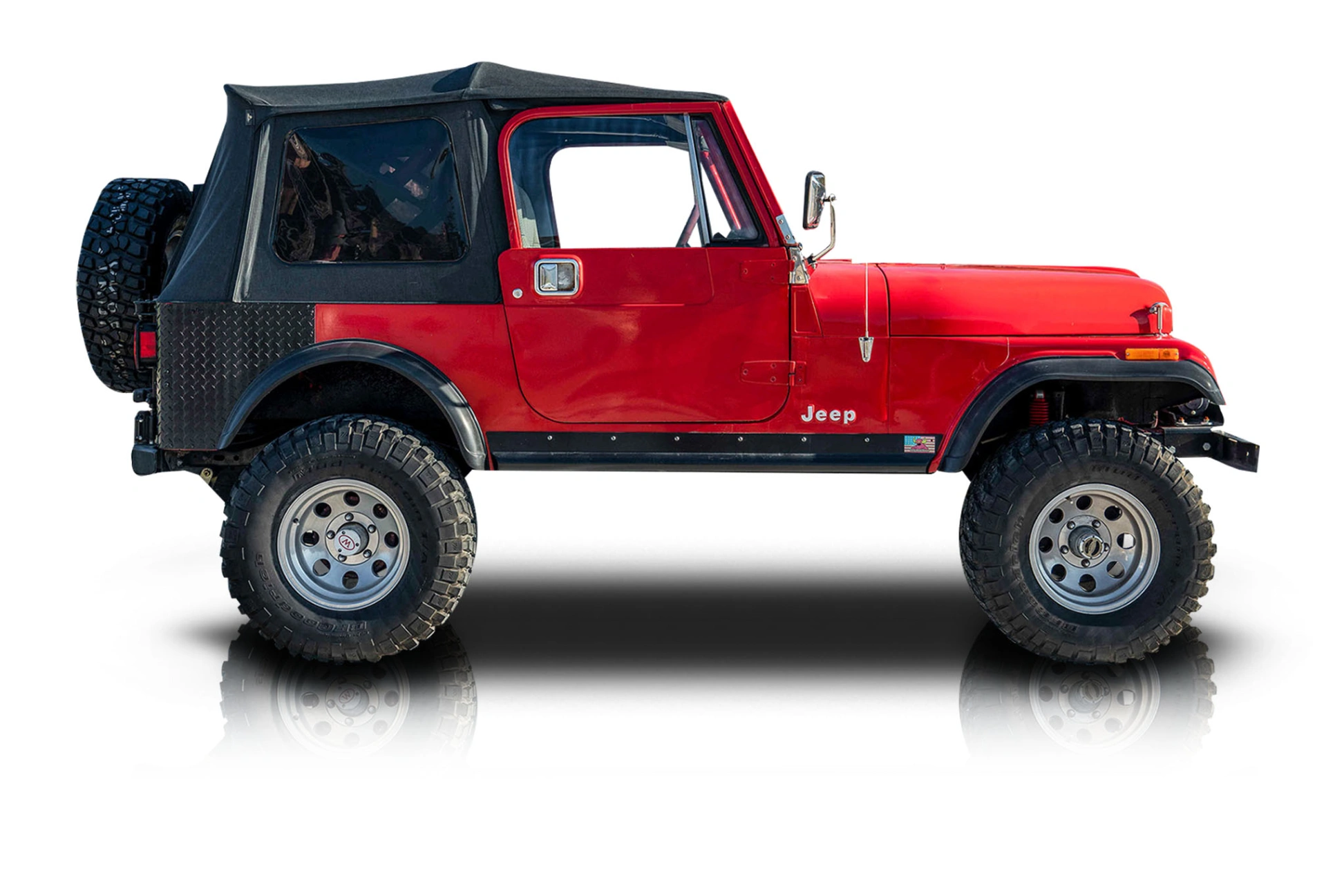 Passenger side photo of vehicle