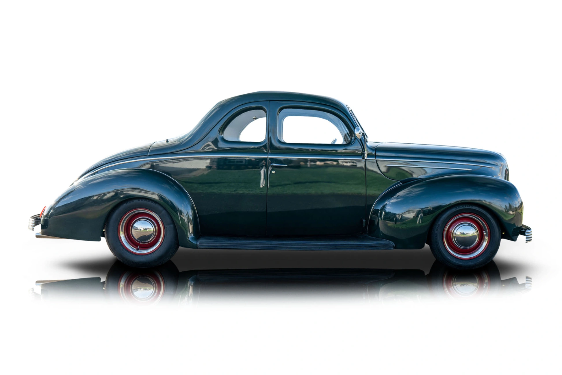 Passenger side photo of vehicle