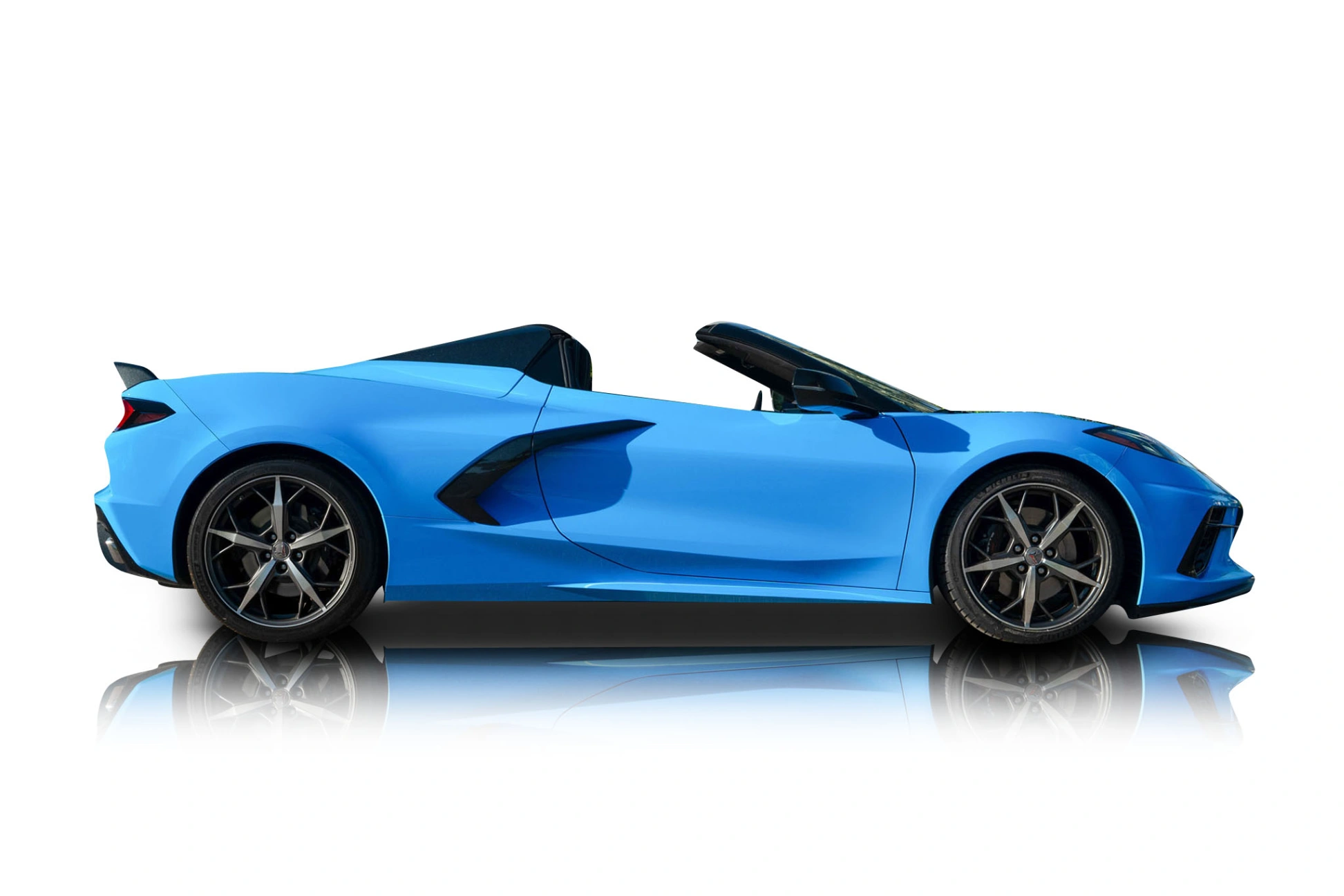 Passenger side photo of vehicle