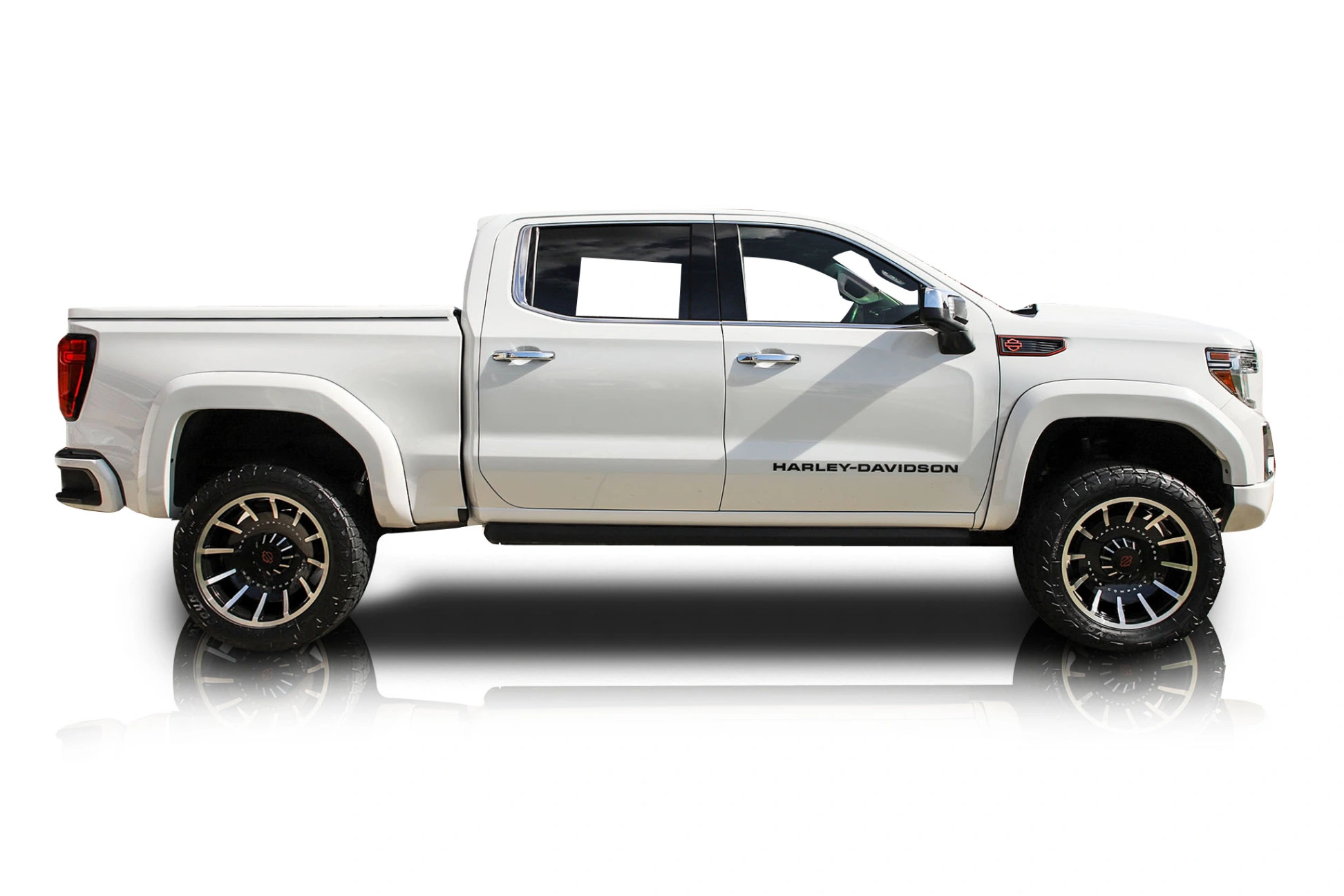 Passenger side photo of vehicle