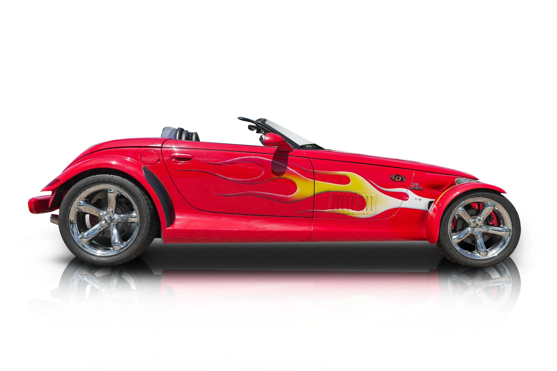 Passenger side photo of vehicle