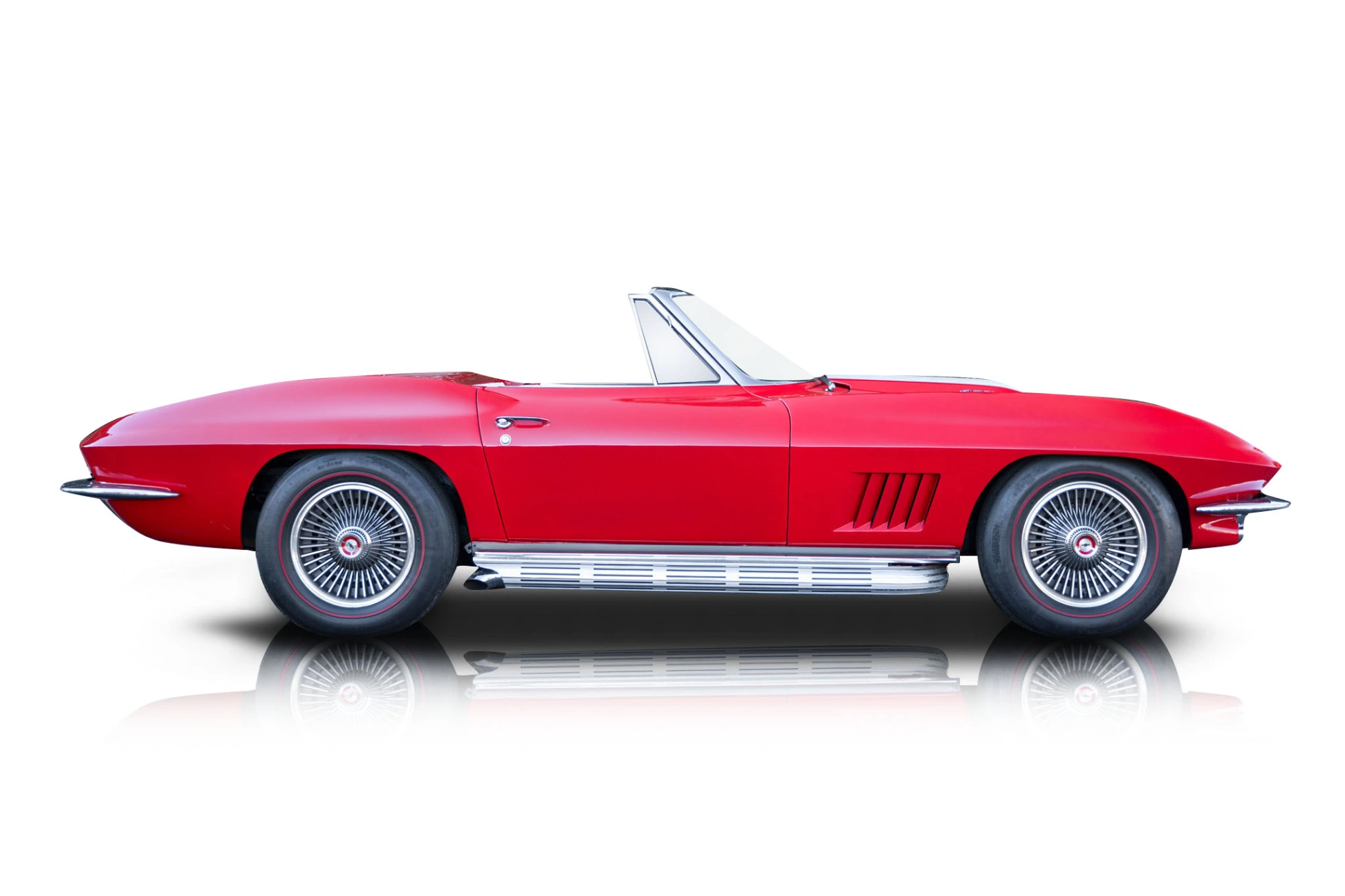 Passenger side photo of vehicle