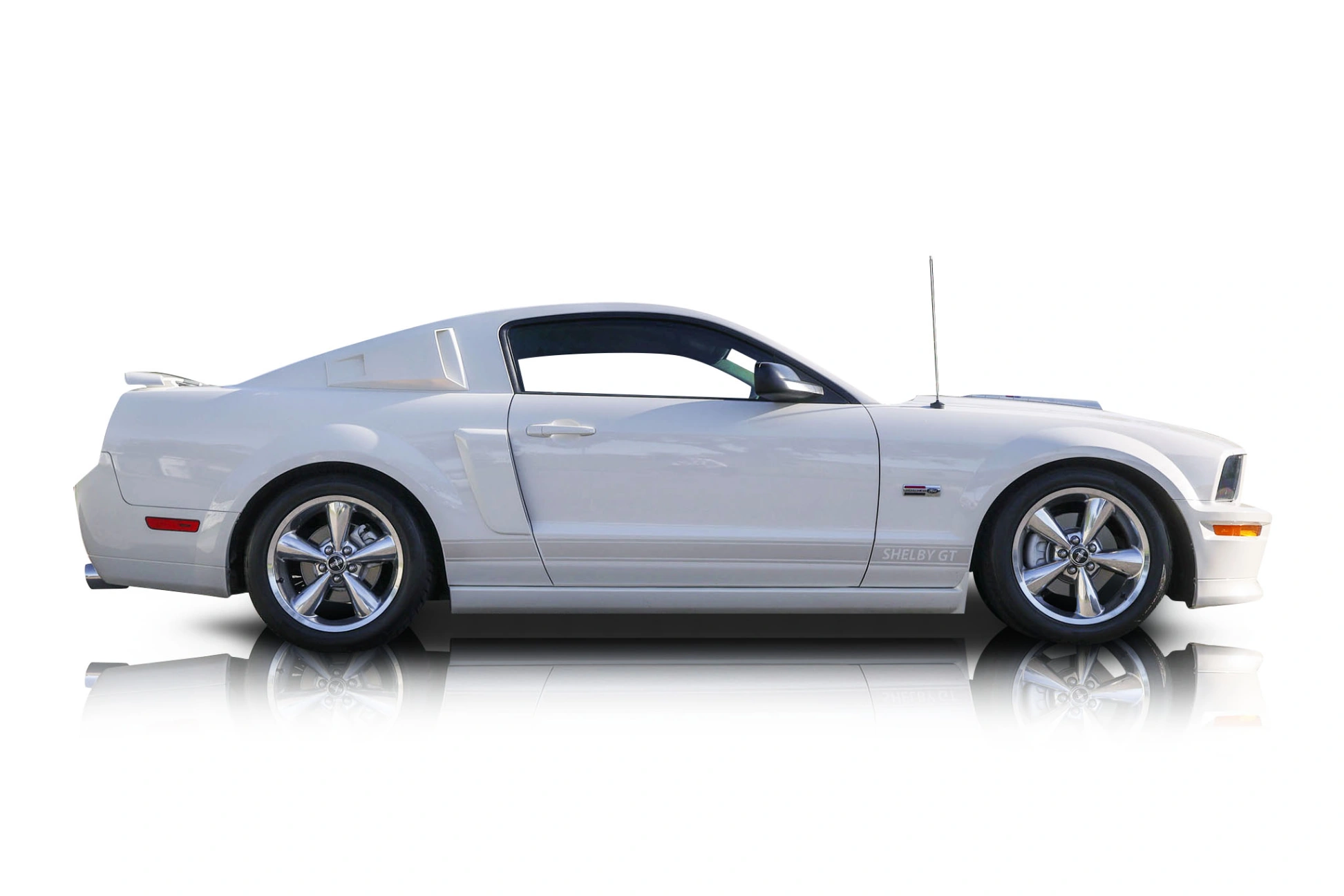 Passenger side photo of vehicle