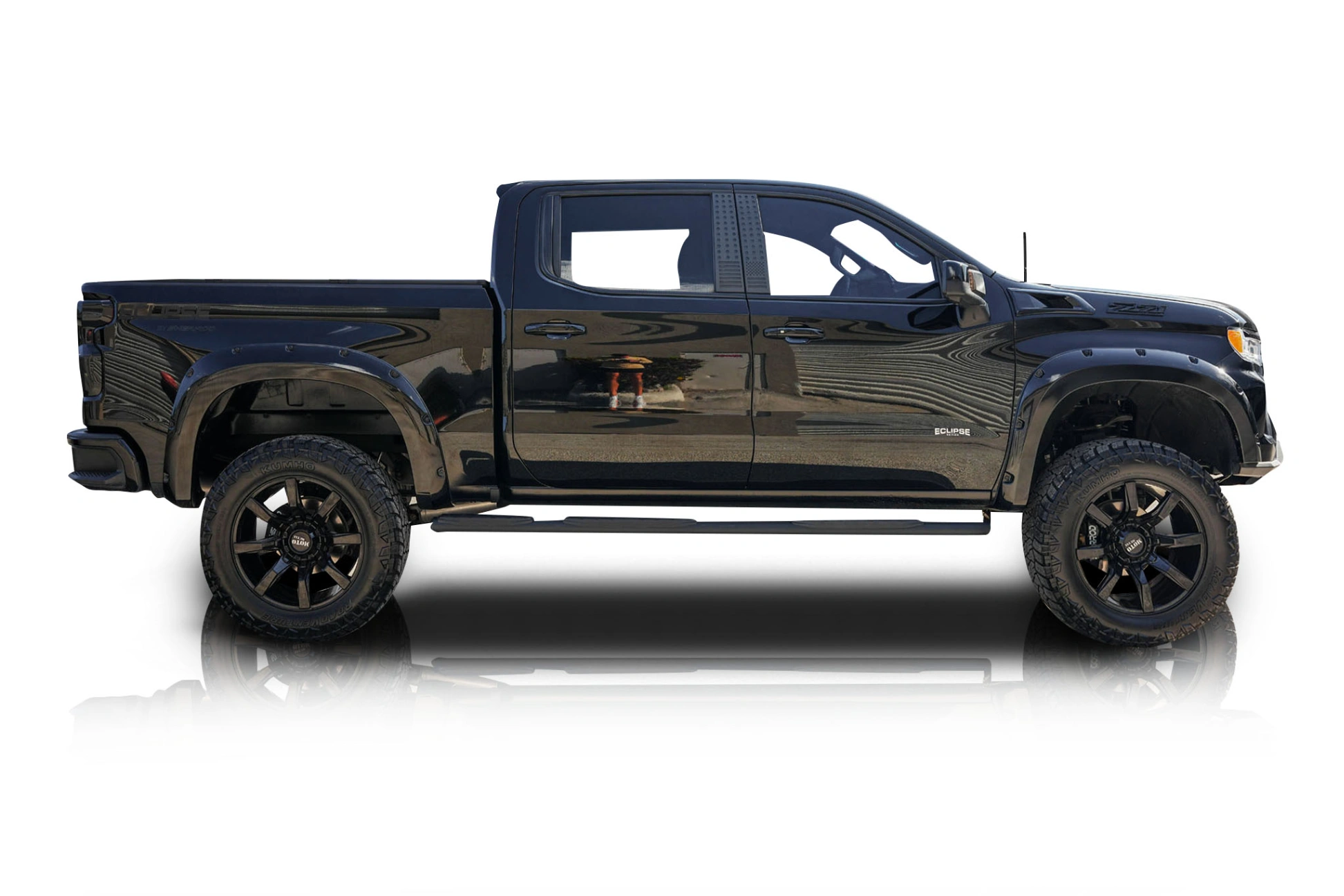 Passenger side photo of vehicle