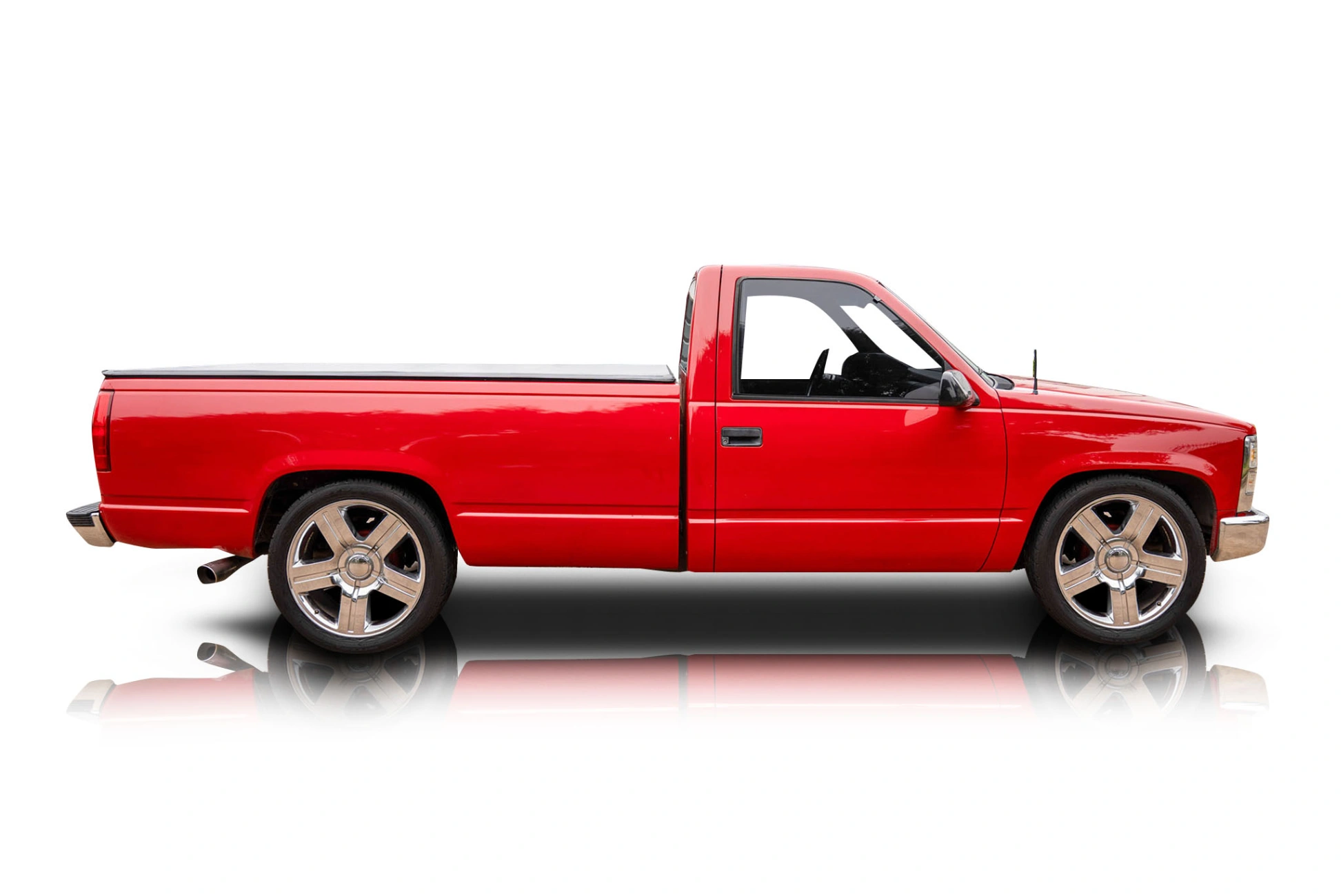 Passenger side photo of vehicle