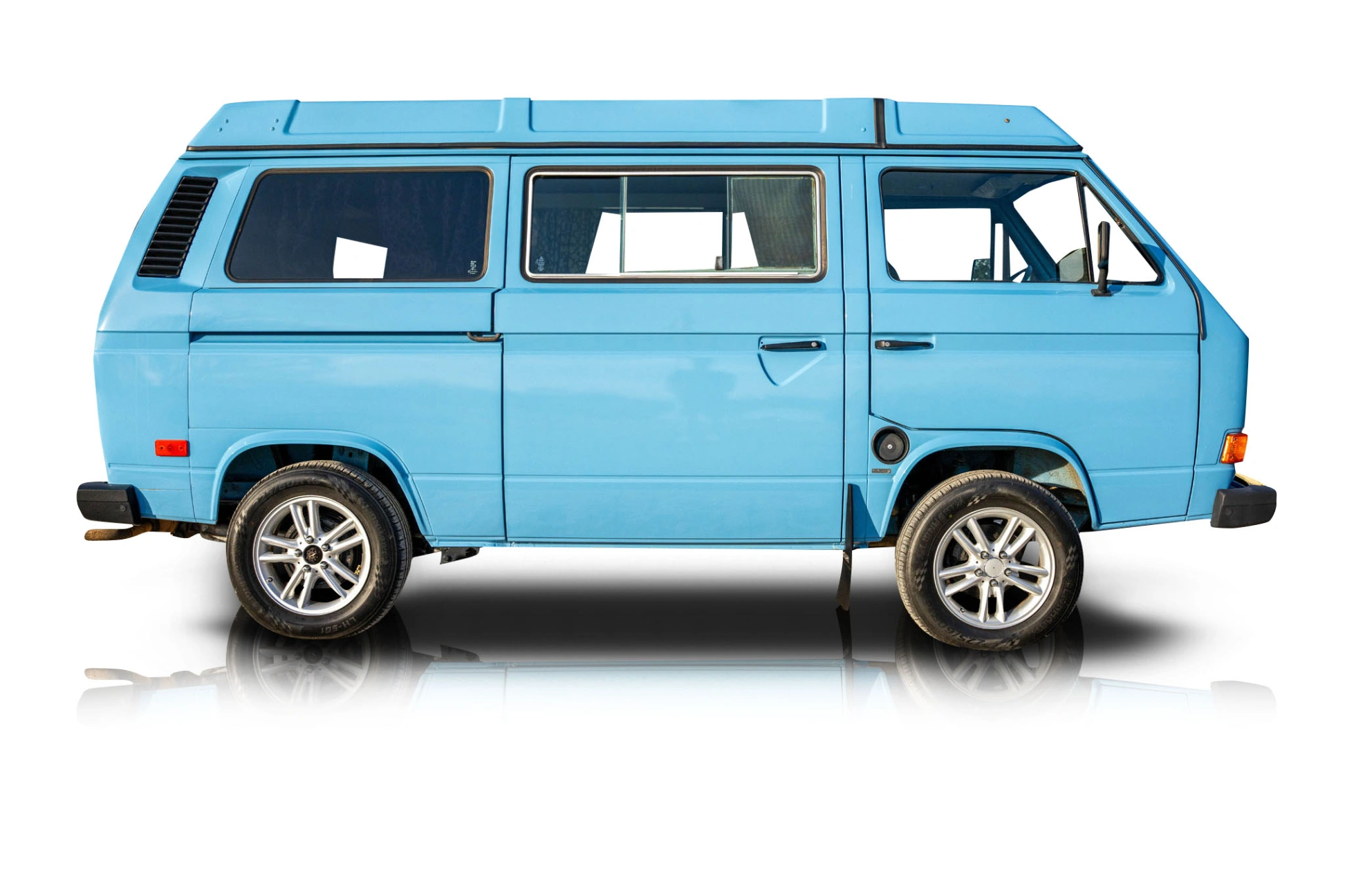 Passenger side photo of vehicle