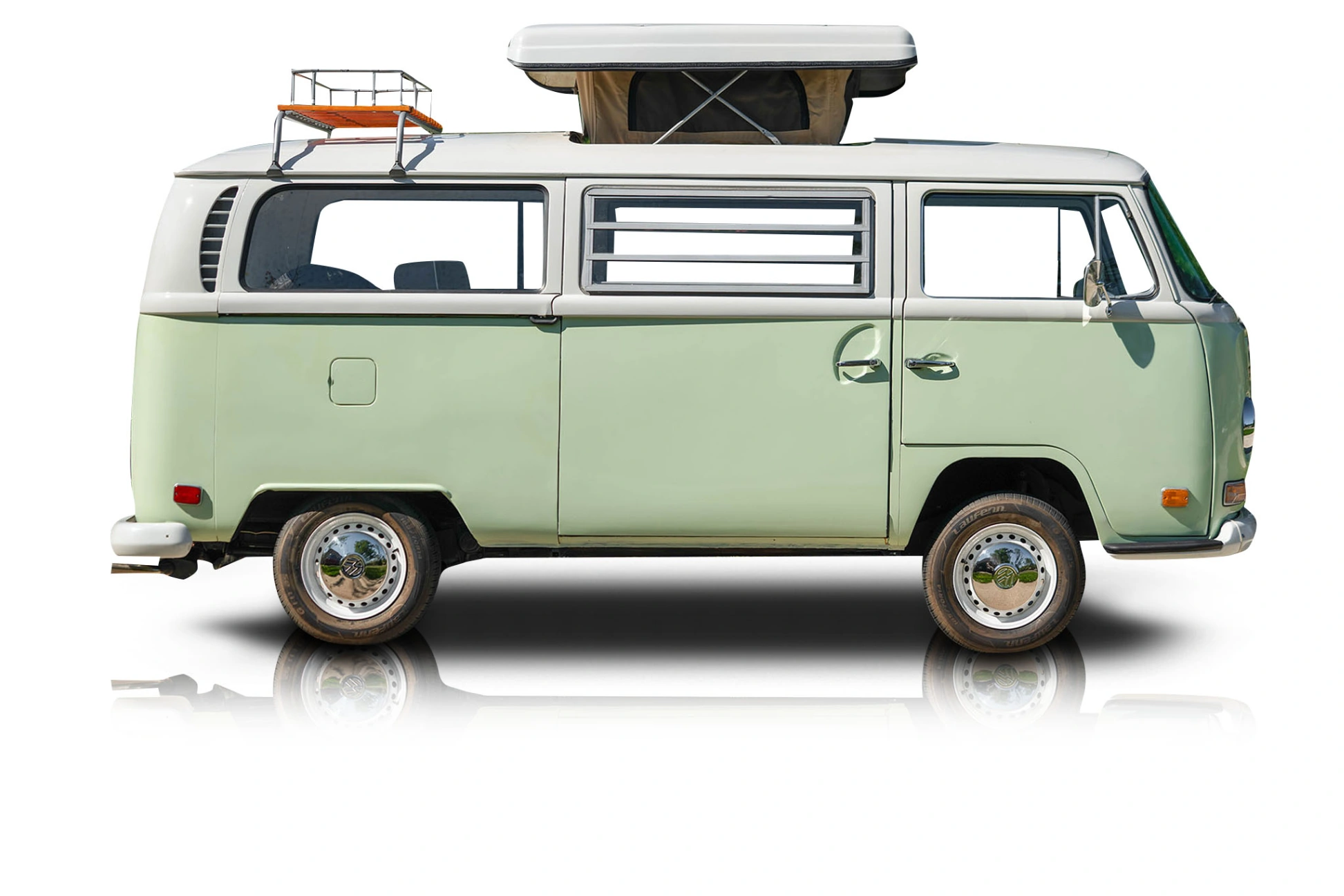 Passenger side photo of vehicle