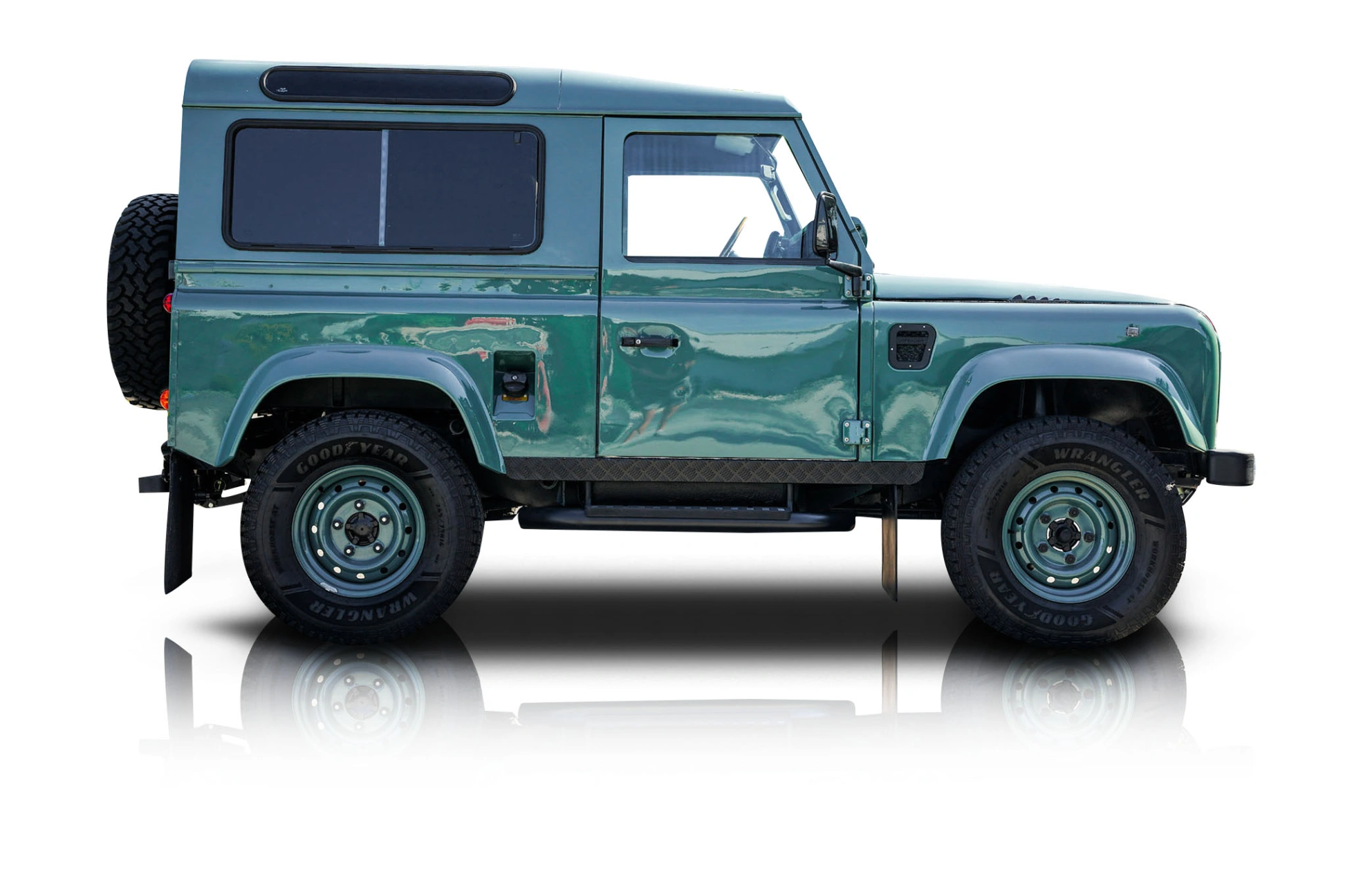 Passenger side photo of vehicle