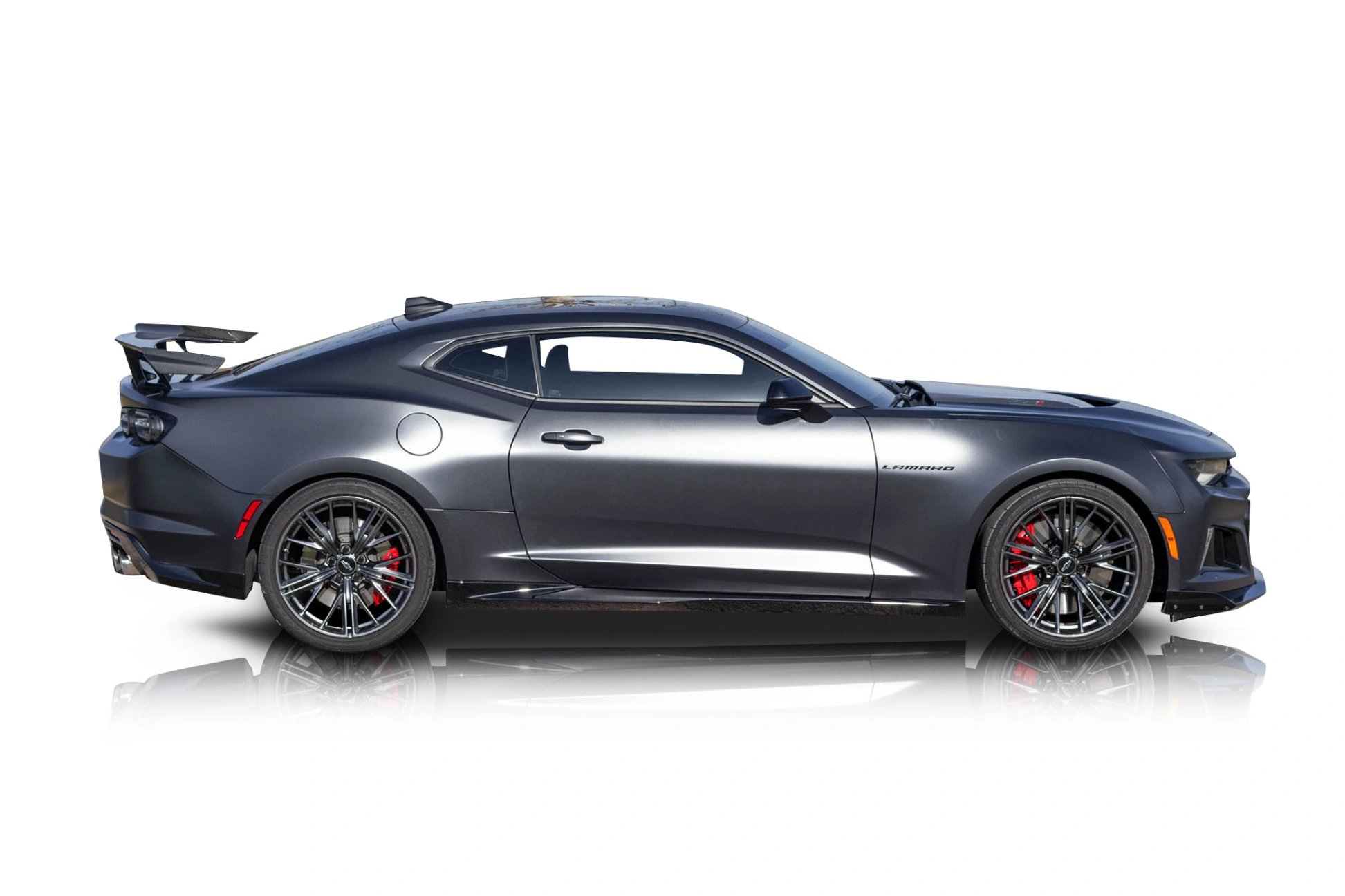 Passenger side photo of vehicle