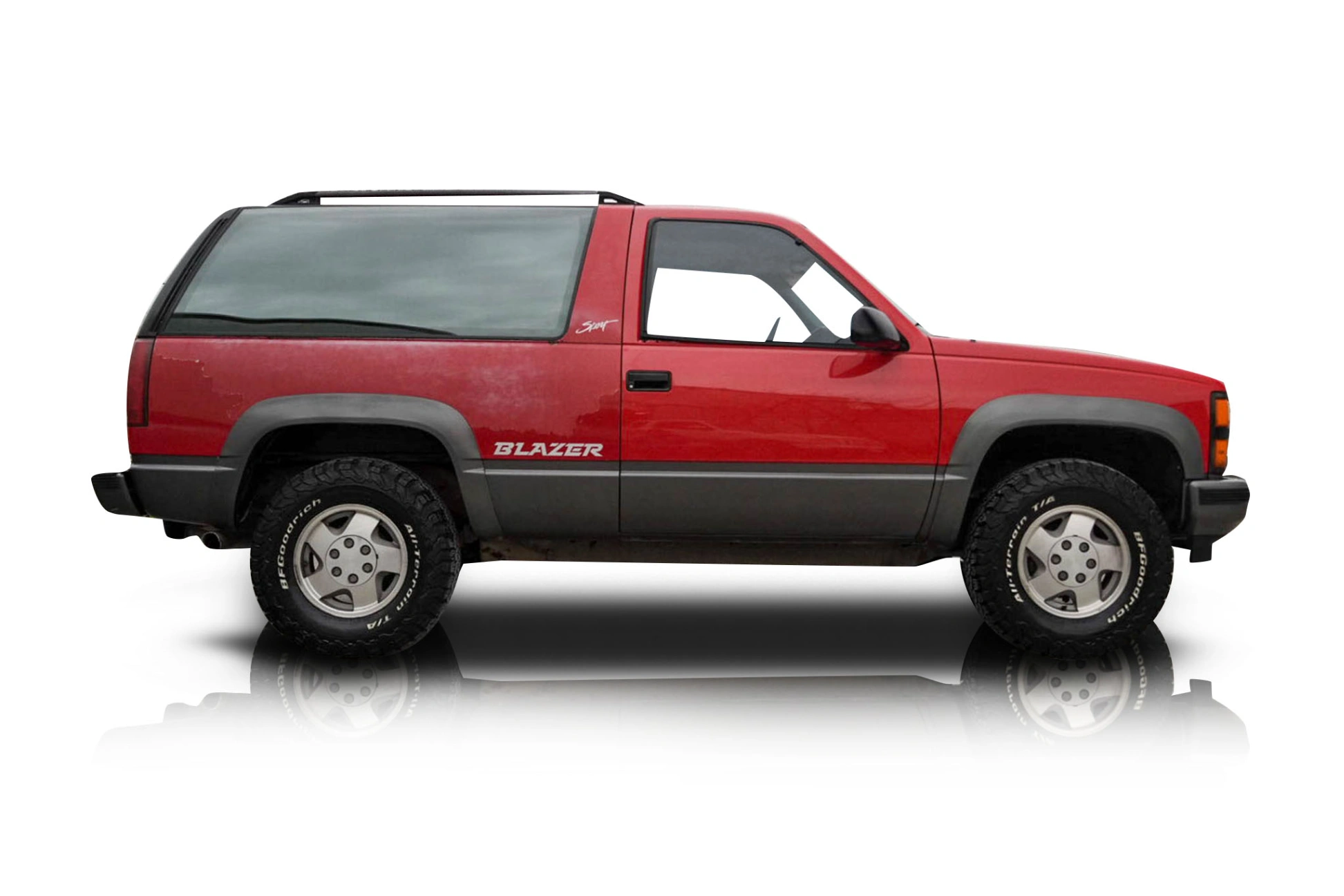 Passenger side photo of vehicle