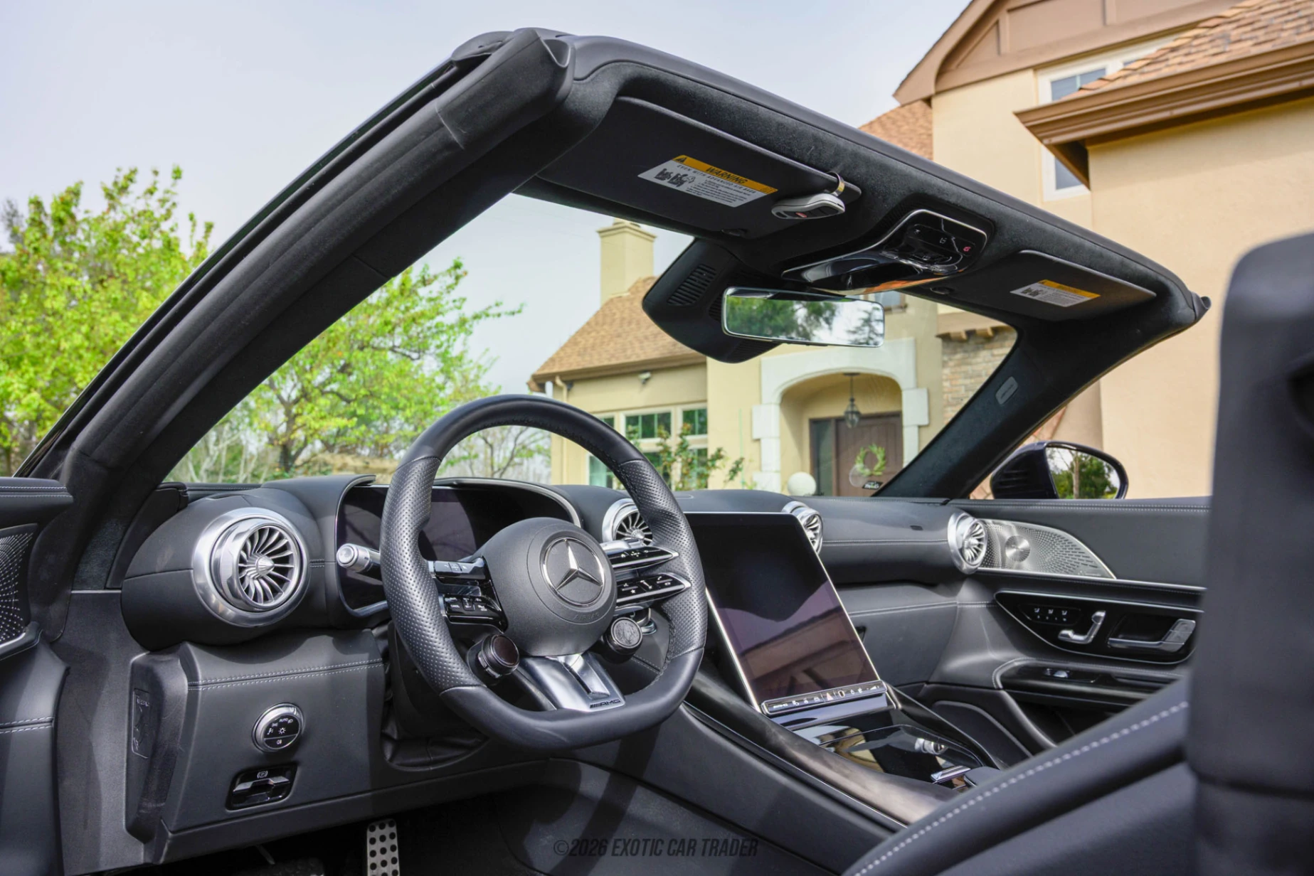 The interior of the vehicle for sale