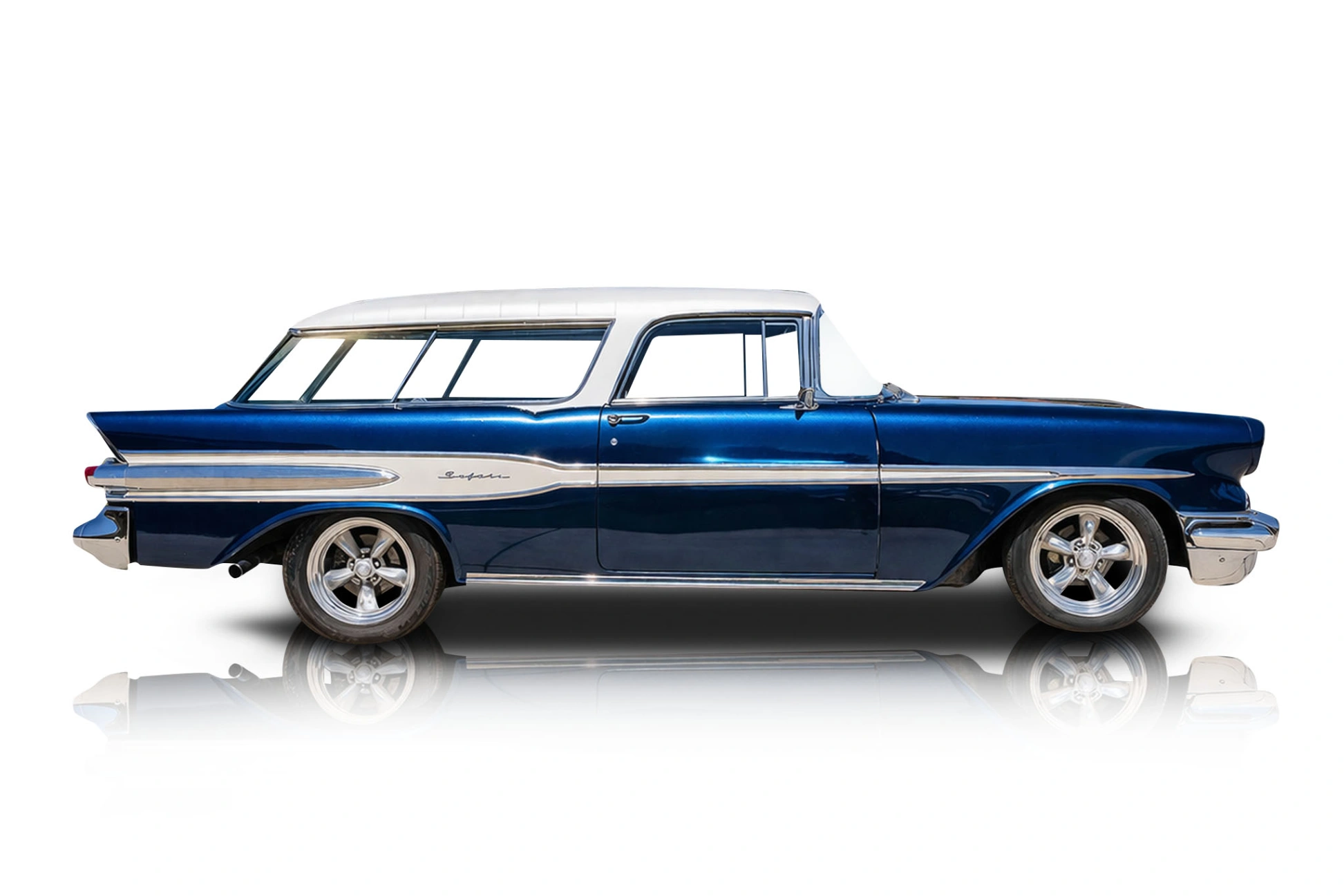 Passenger side photo of vehicle