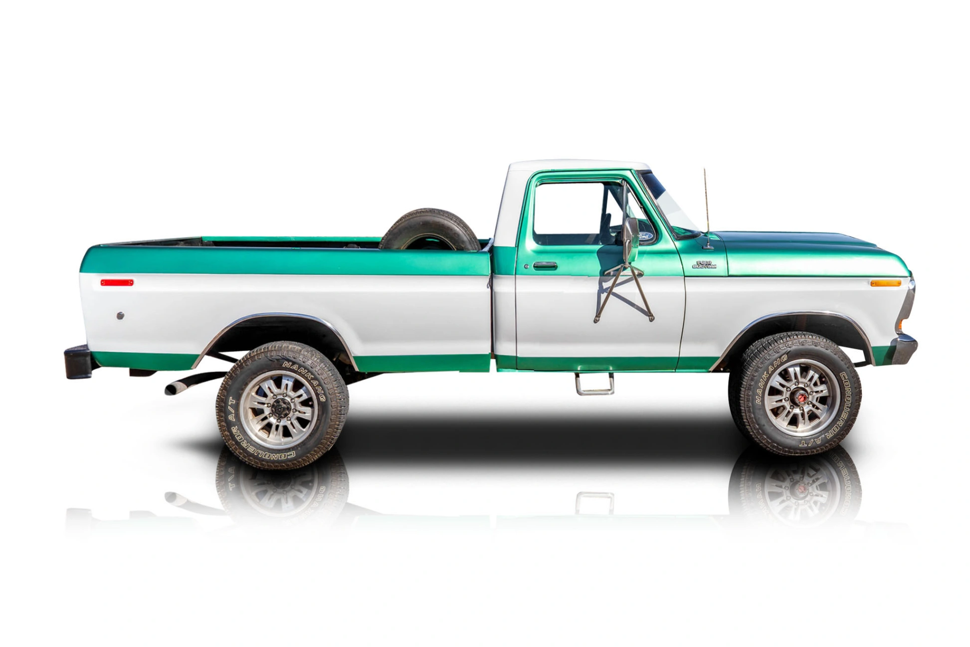 Passenger side photo of vehicle