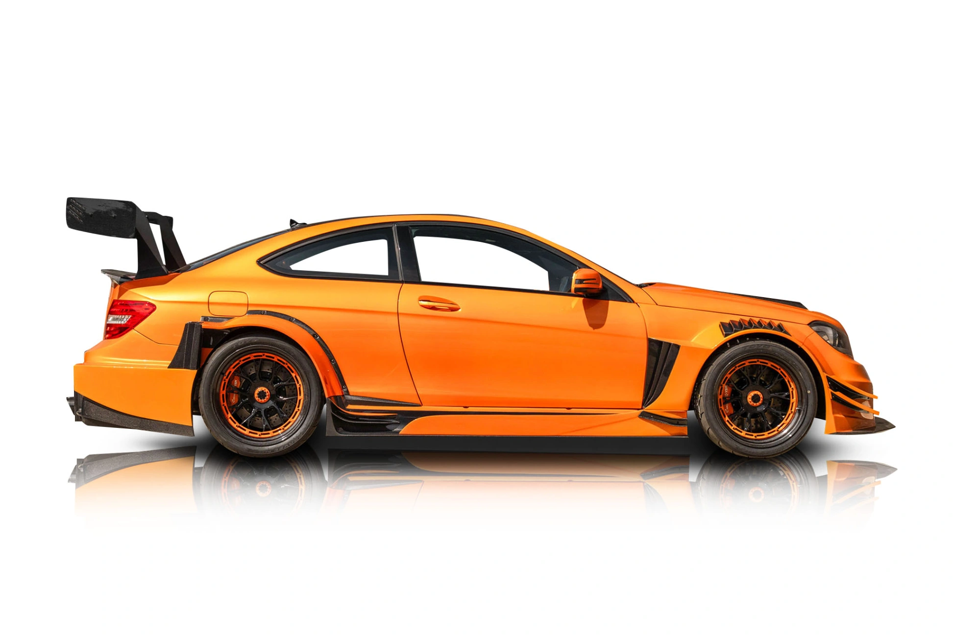 Passenger side photo of vehicle