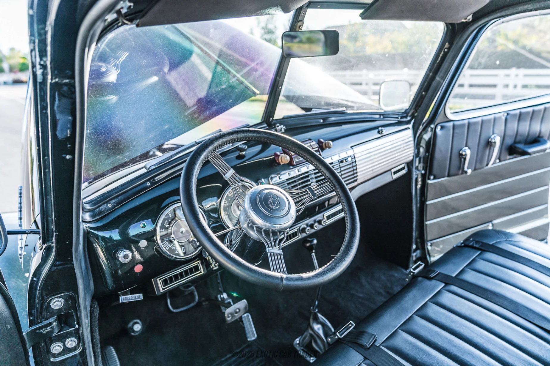 The interior of the vehicle for sale